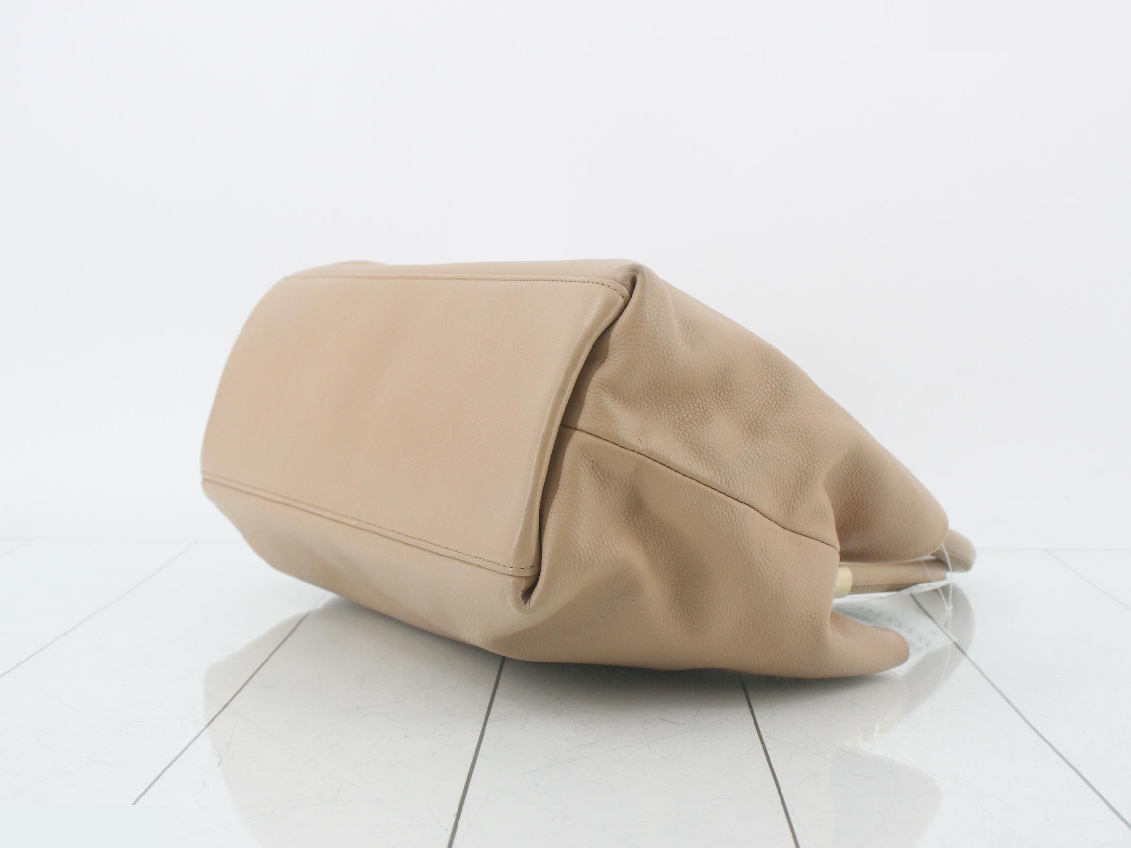 Caviar leather (bag) - Handbag - Big Coco mark - Beige leather — view 6