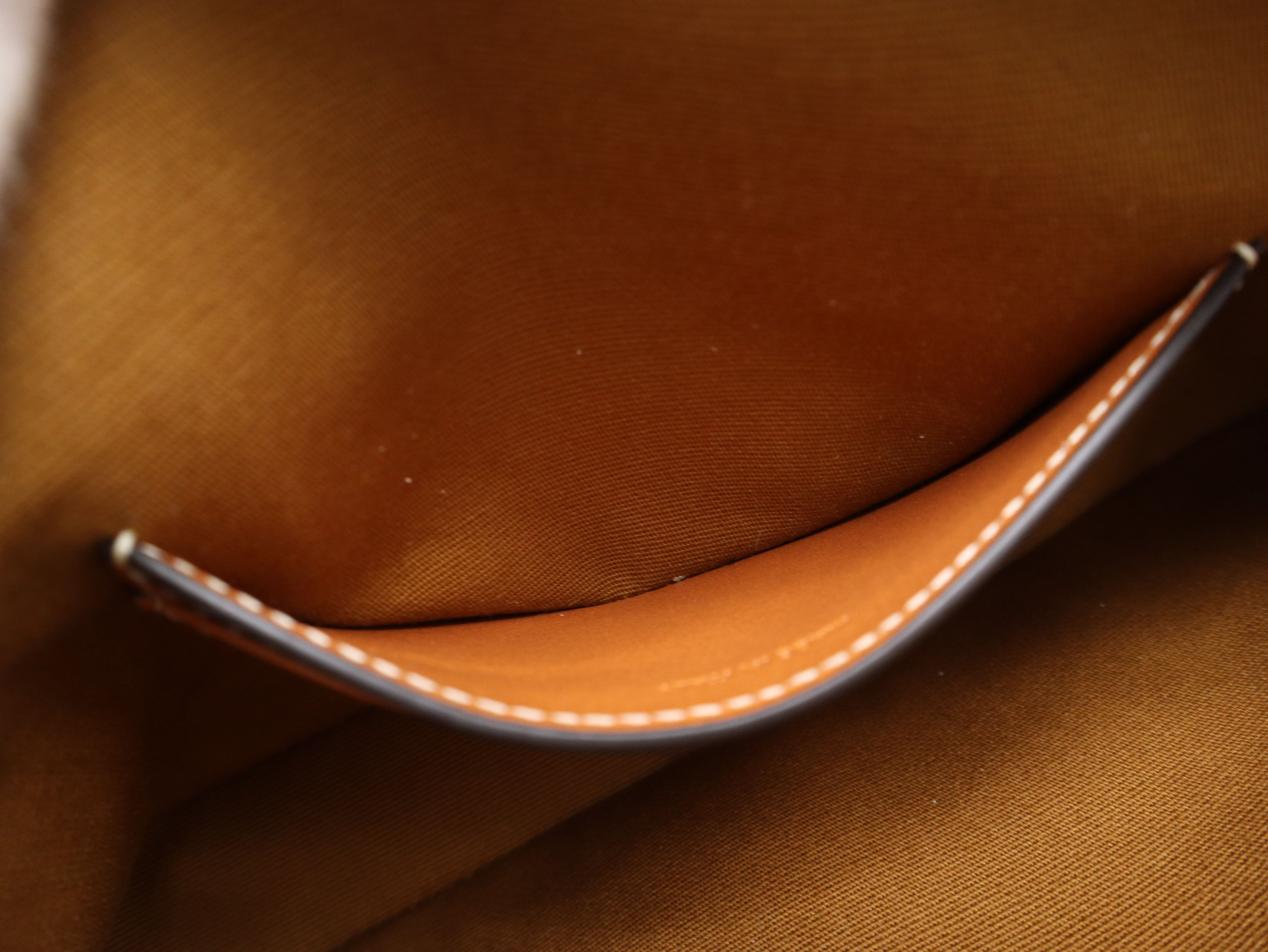 Coated Canvas Triomphe Second Bag, Black/Brown, with Dust Bag and Box. — view 9