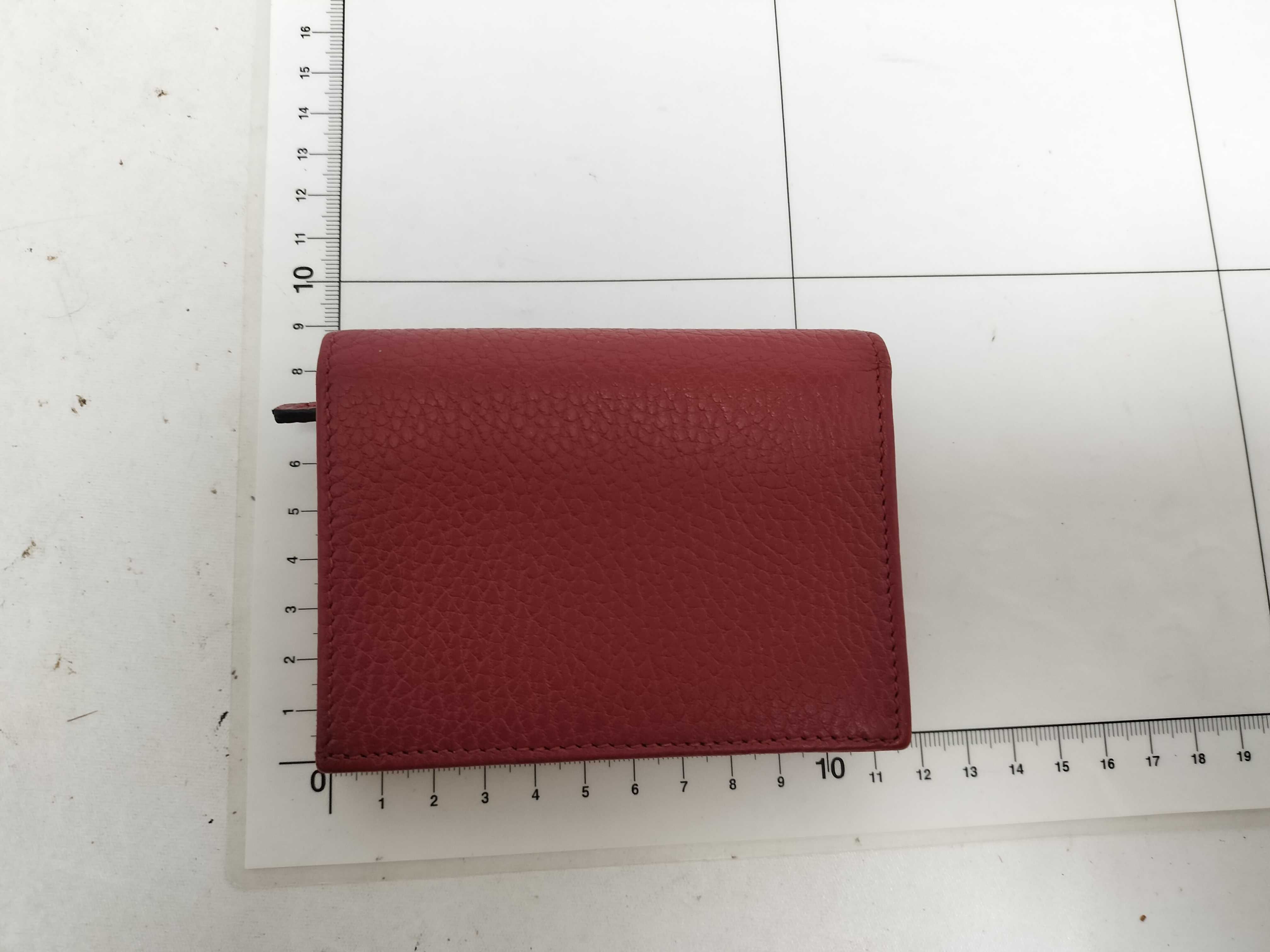 GG Marmont Leather Card Wallet Red 456126 Wallet — view 2