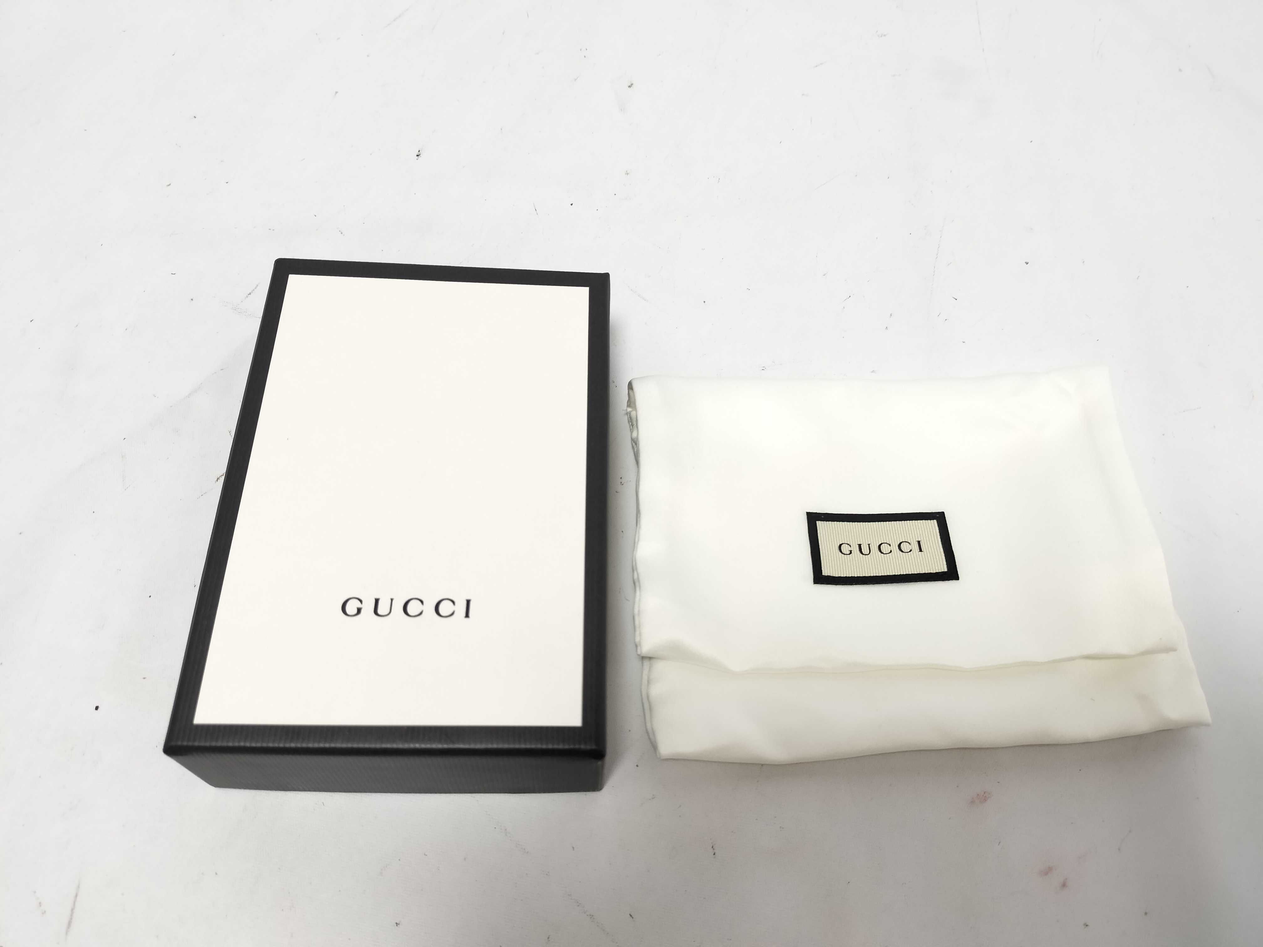 GG Marmont Leather Card Wallet Red 456126 Wallet — view 12