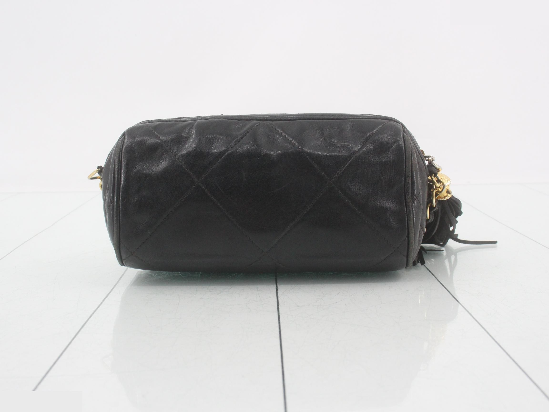 Leather chain shoulder bag — view 2