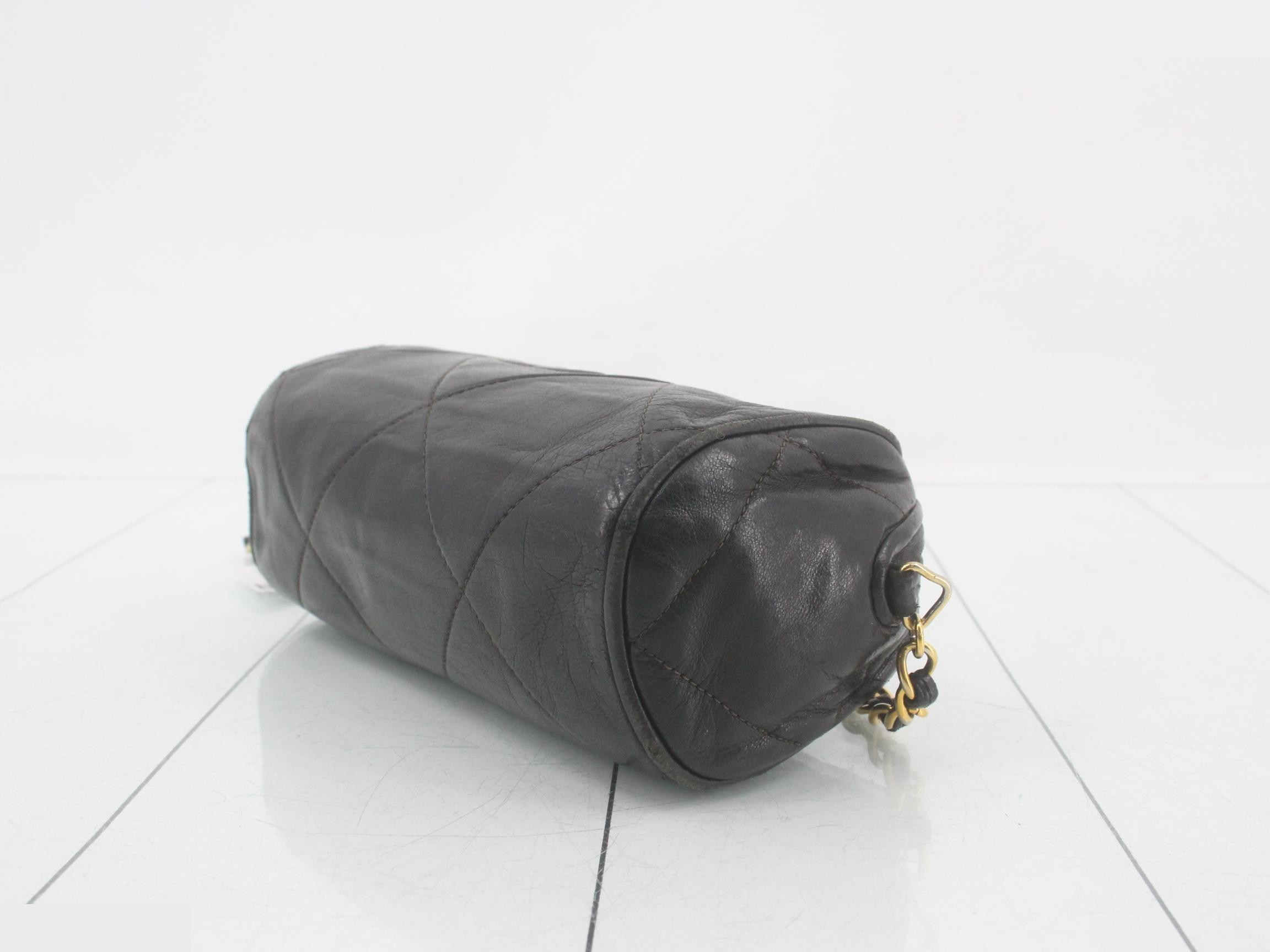 Leather chain shoulder bag — view 6