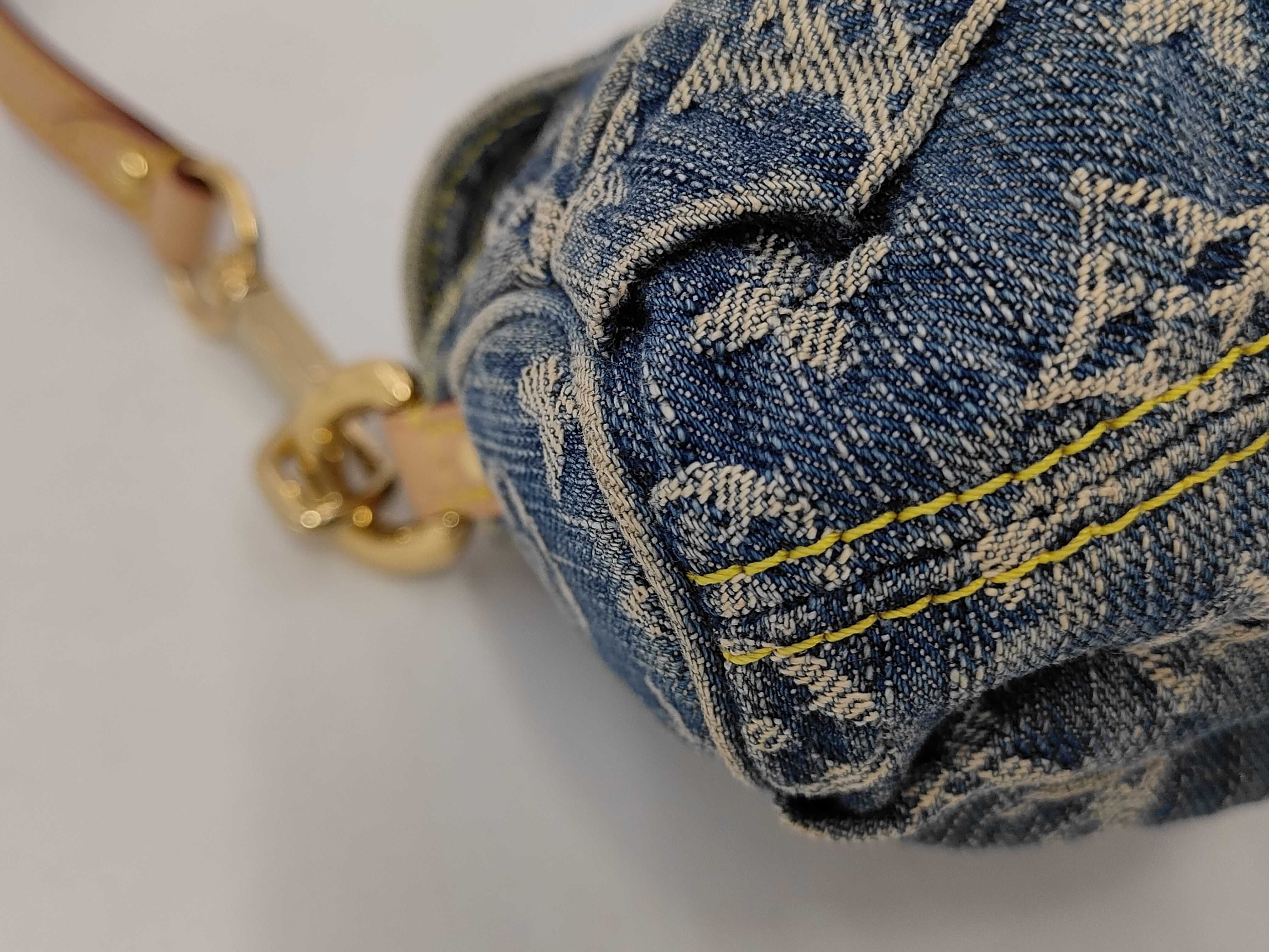 Mini Pleaty Monogram Denim M95050 Bag — view 3
