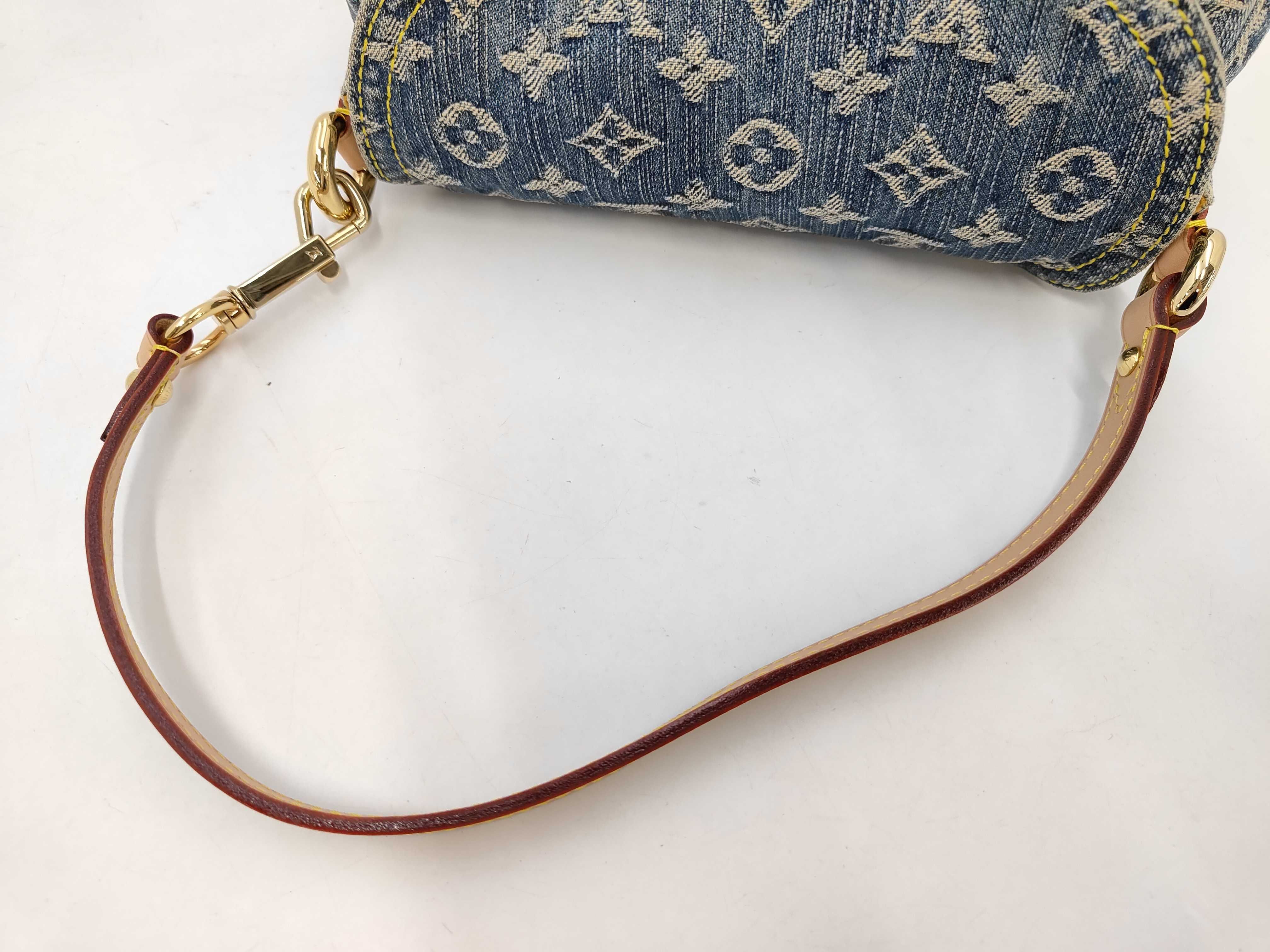 Mini Pleaty Monogram Denim M95050 Bag — view 5