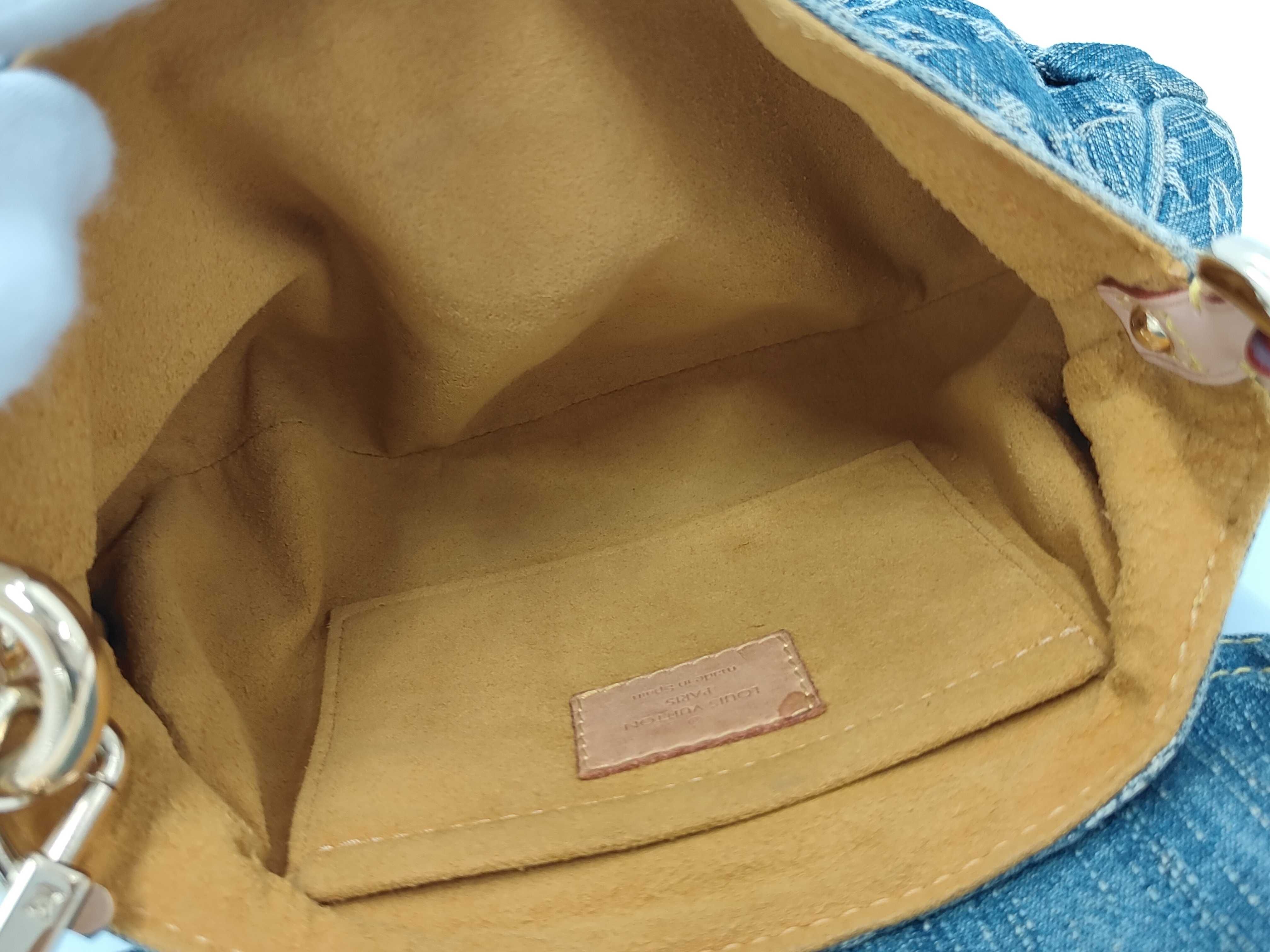 Mini Pleaty Monogram Denim M95050 Bag — view 9