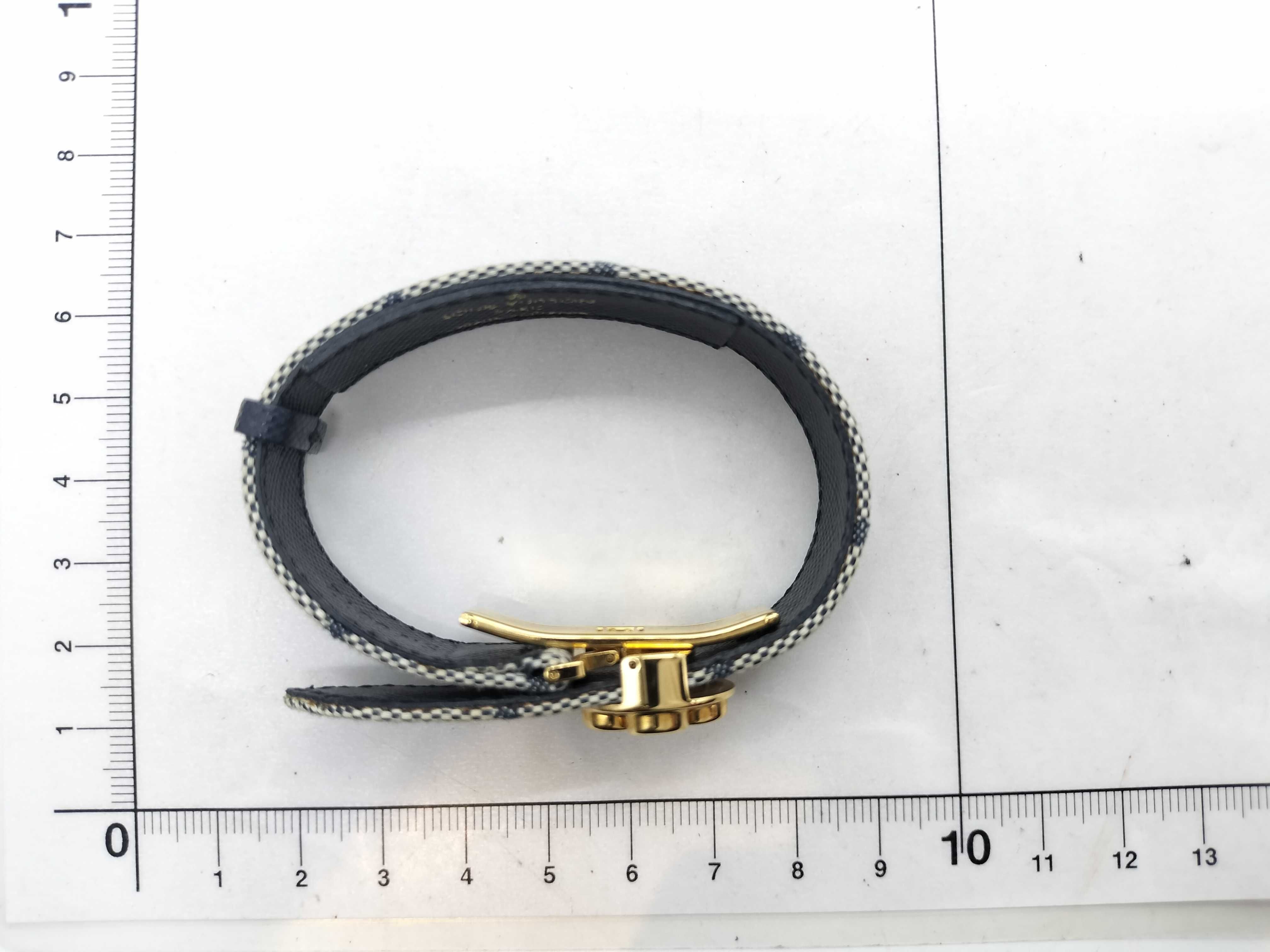 Damier Azur Mini Good Luck Bracelet/Bangle — view 7