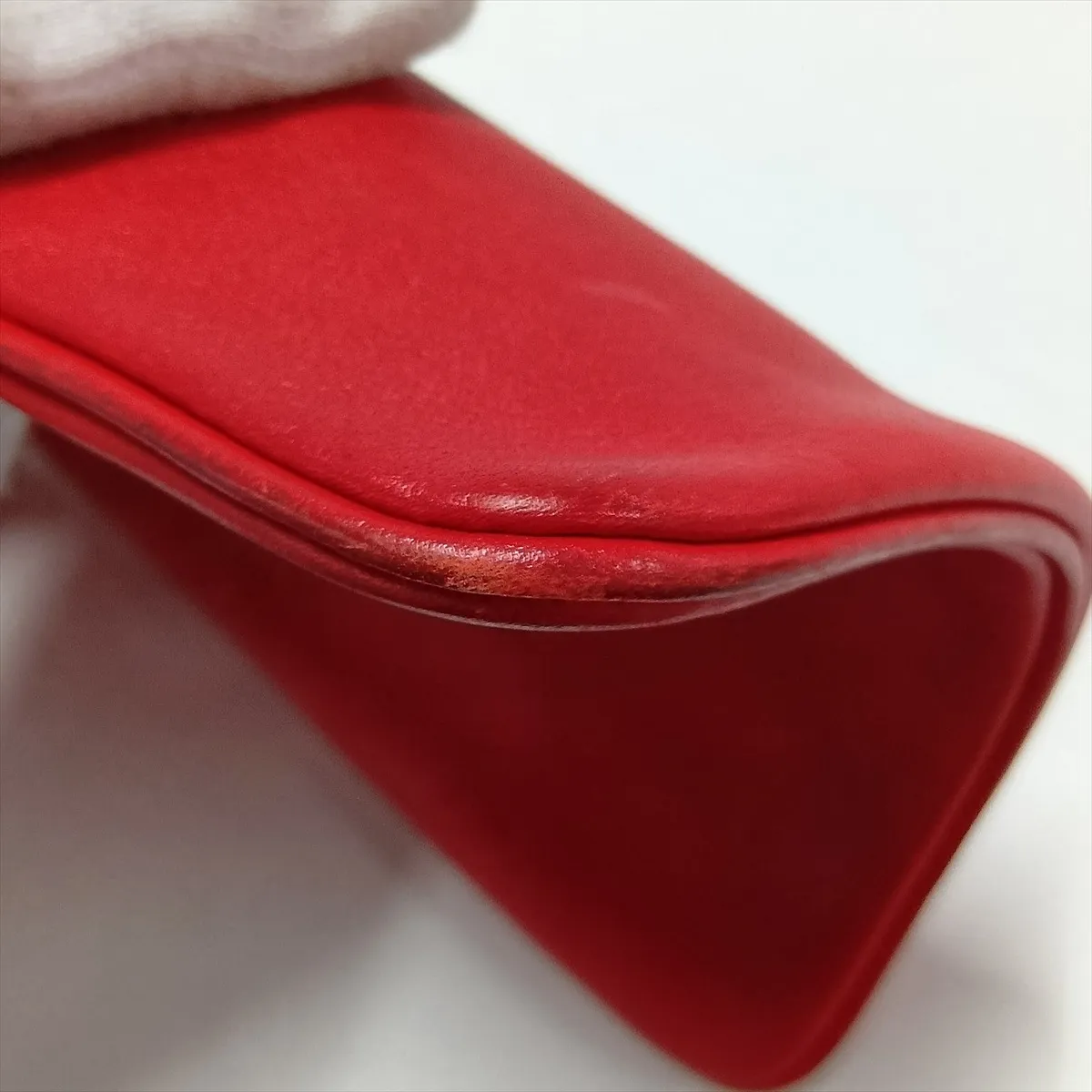 Aline Mini Veau Swift Rouge Coeur Silver Hardware Y:2020 — view 13