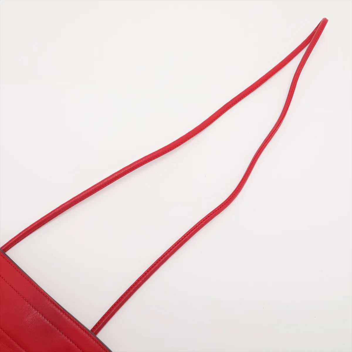 Aline Mini Veau Swift Rouge Coeur Silver Hardware Y:2020 — view 5
