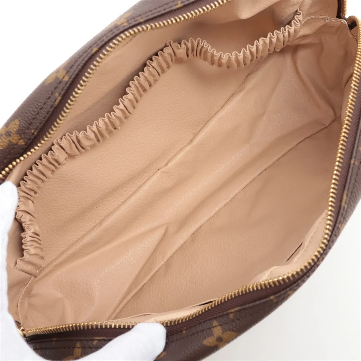 Monogram True Toilet M47522 NO8911 Brown Pouch — view 3