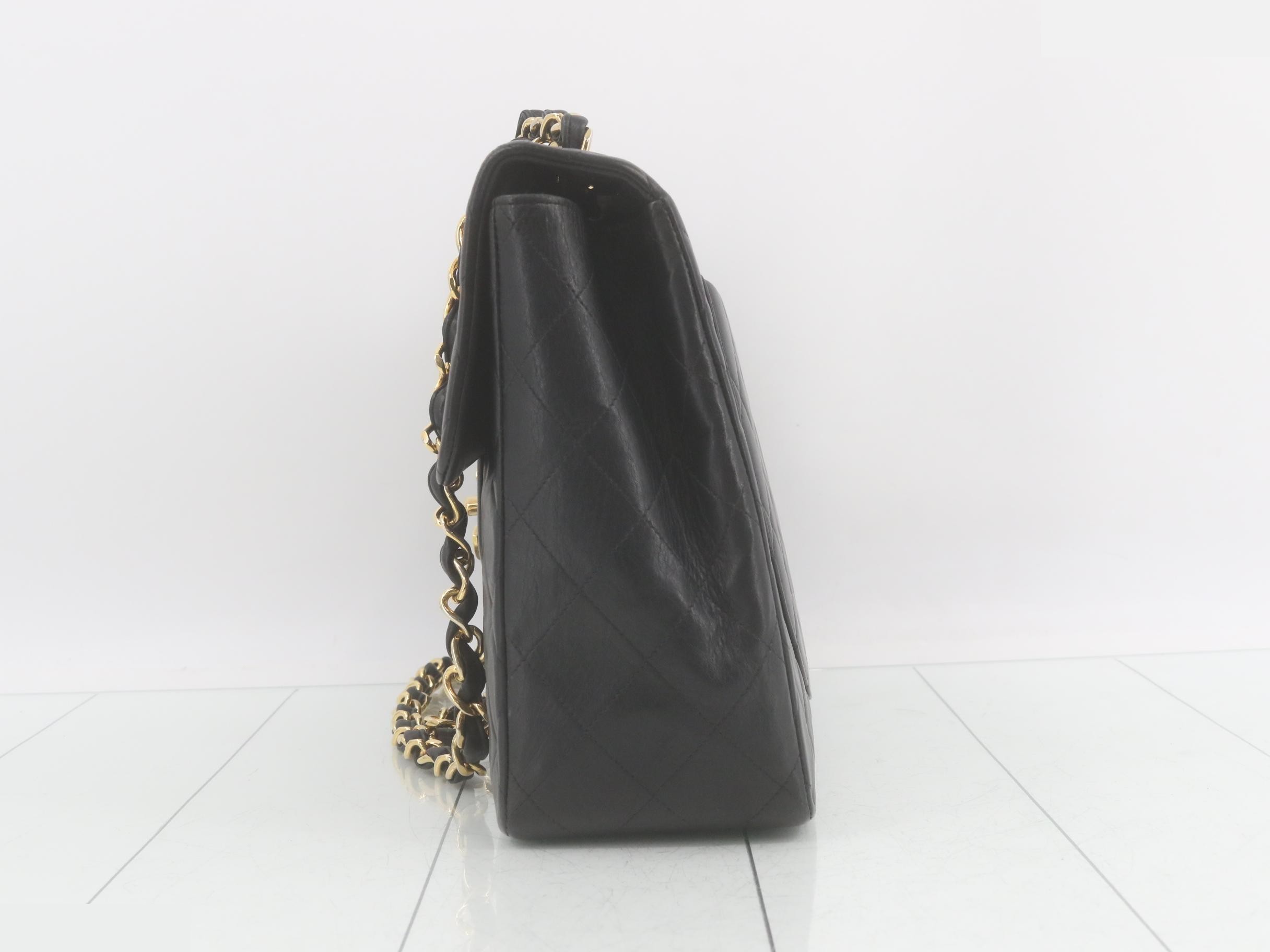 Matelassé Lambskin Turnlock Chain Shoulder Bag — view 3