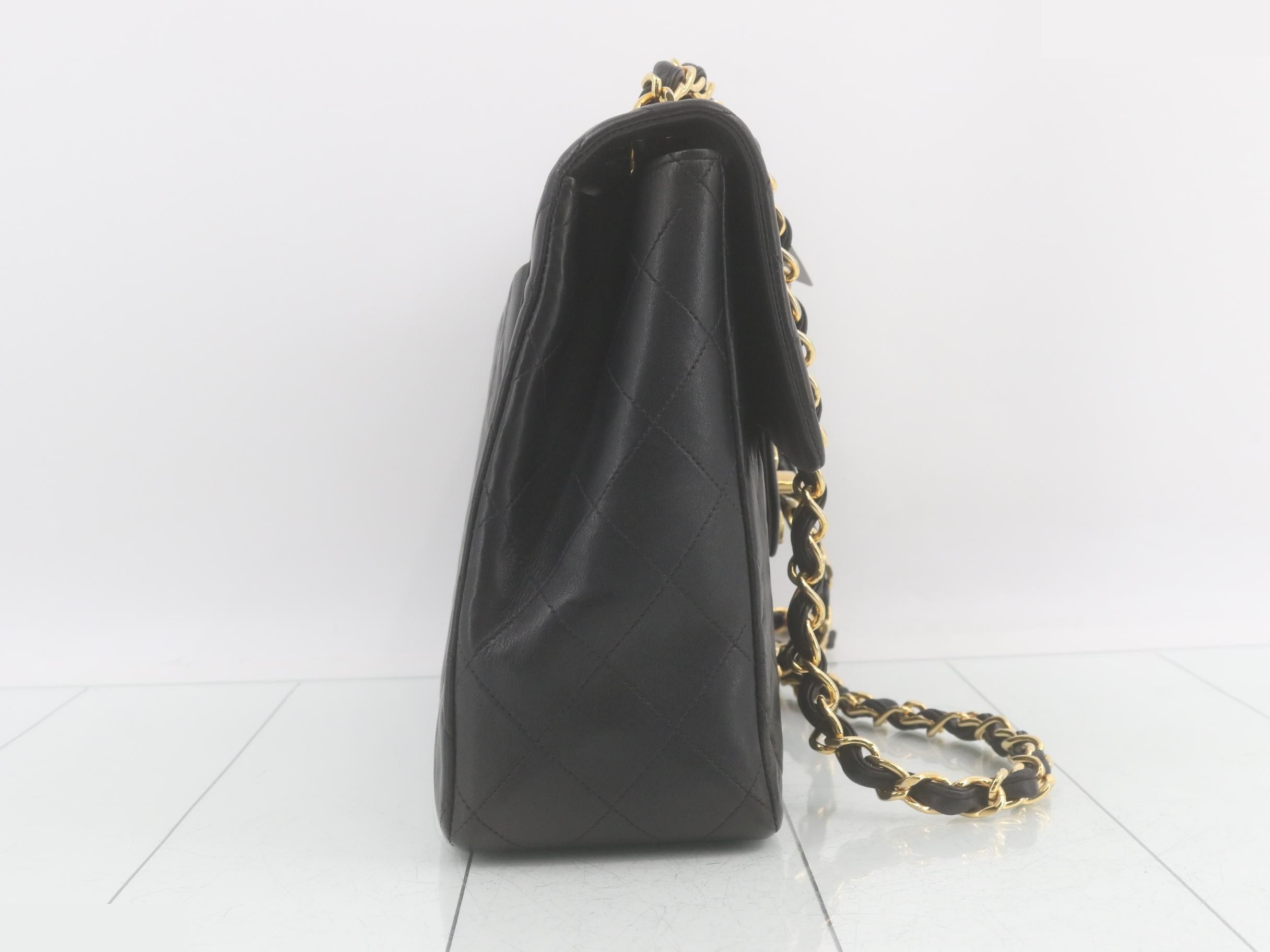 Matelassé Lambskin Turnlock Chain Shoulder Bag — view 4