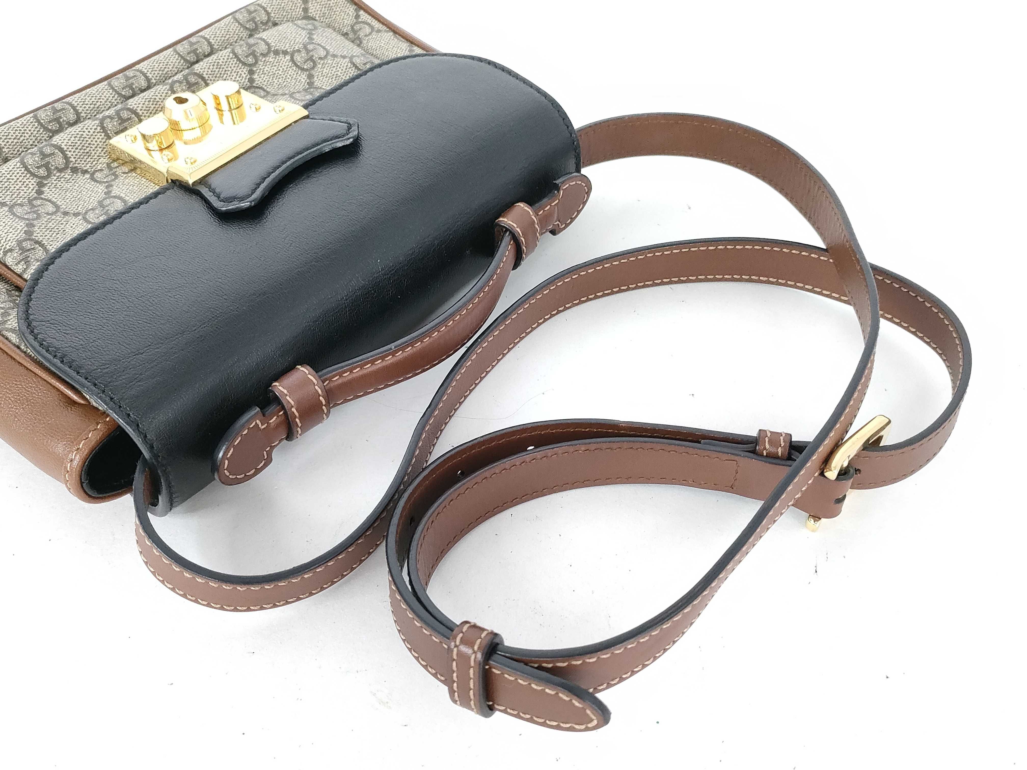 GG Supreme Padlock Handbag 2-way Shoulder Bag 658487 — view 3