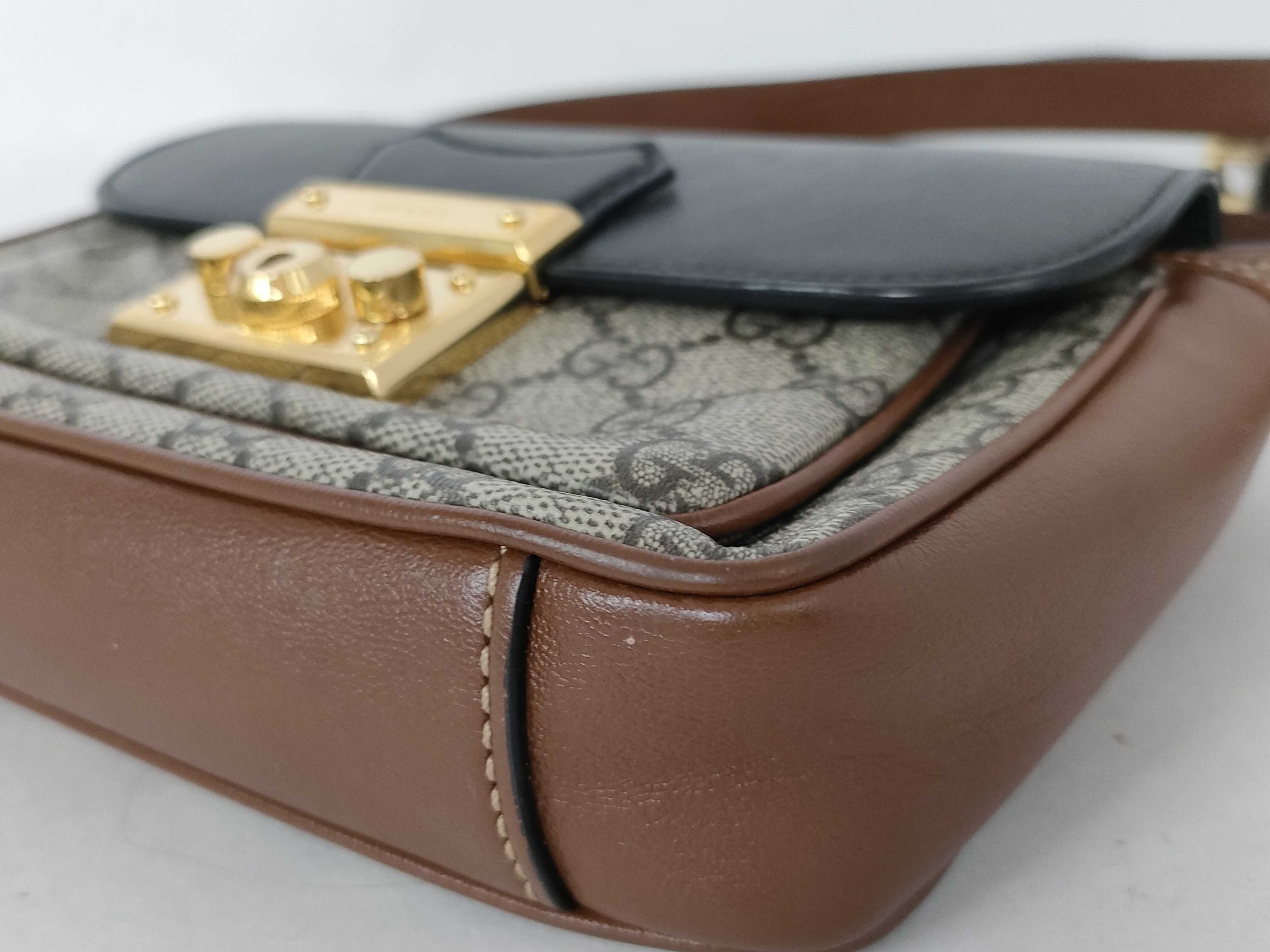 GG Supreme Padlock Handbag 2-way Shoulder Bag 658487 — view 6