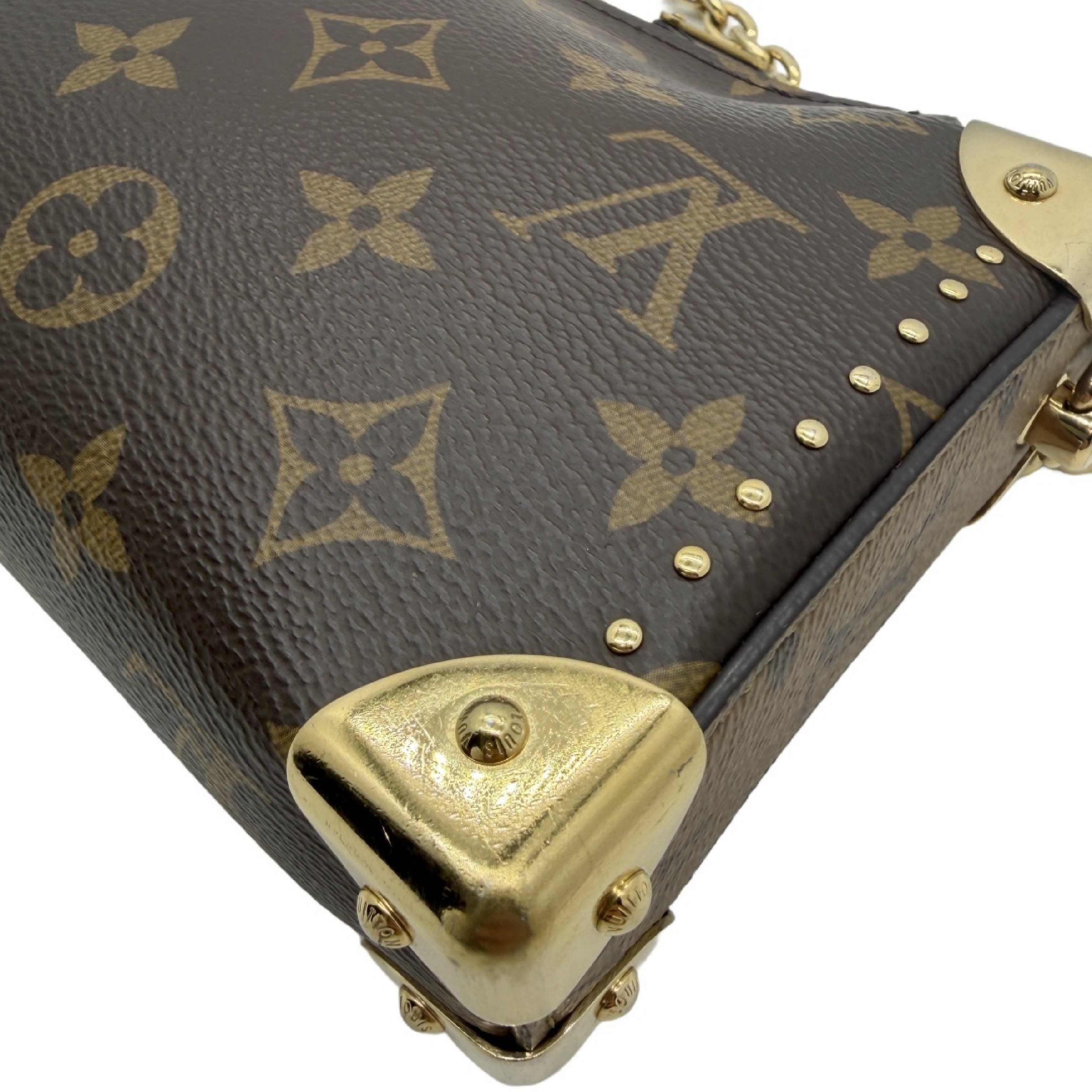 Monogram Picoside Trunk M83018 Mini Trunk with Chain Shoulder Bag — view 9