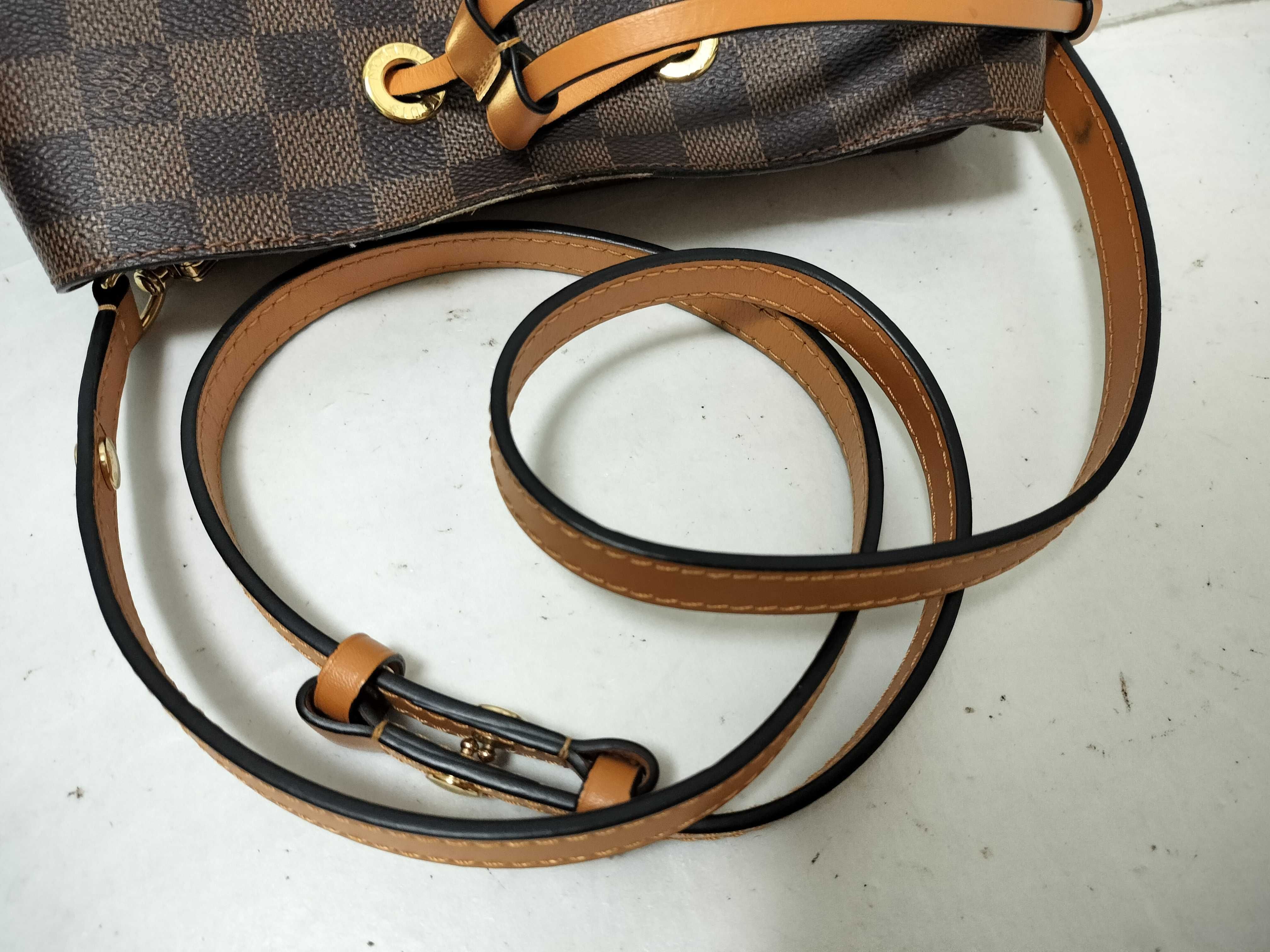 Damier Bucket Shoulder Bag — view 3