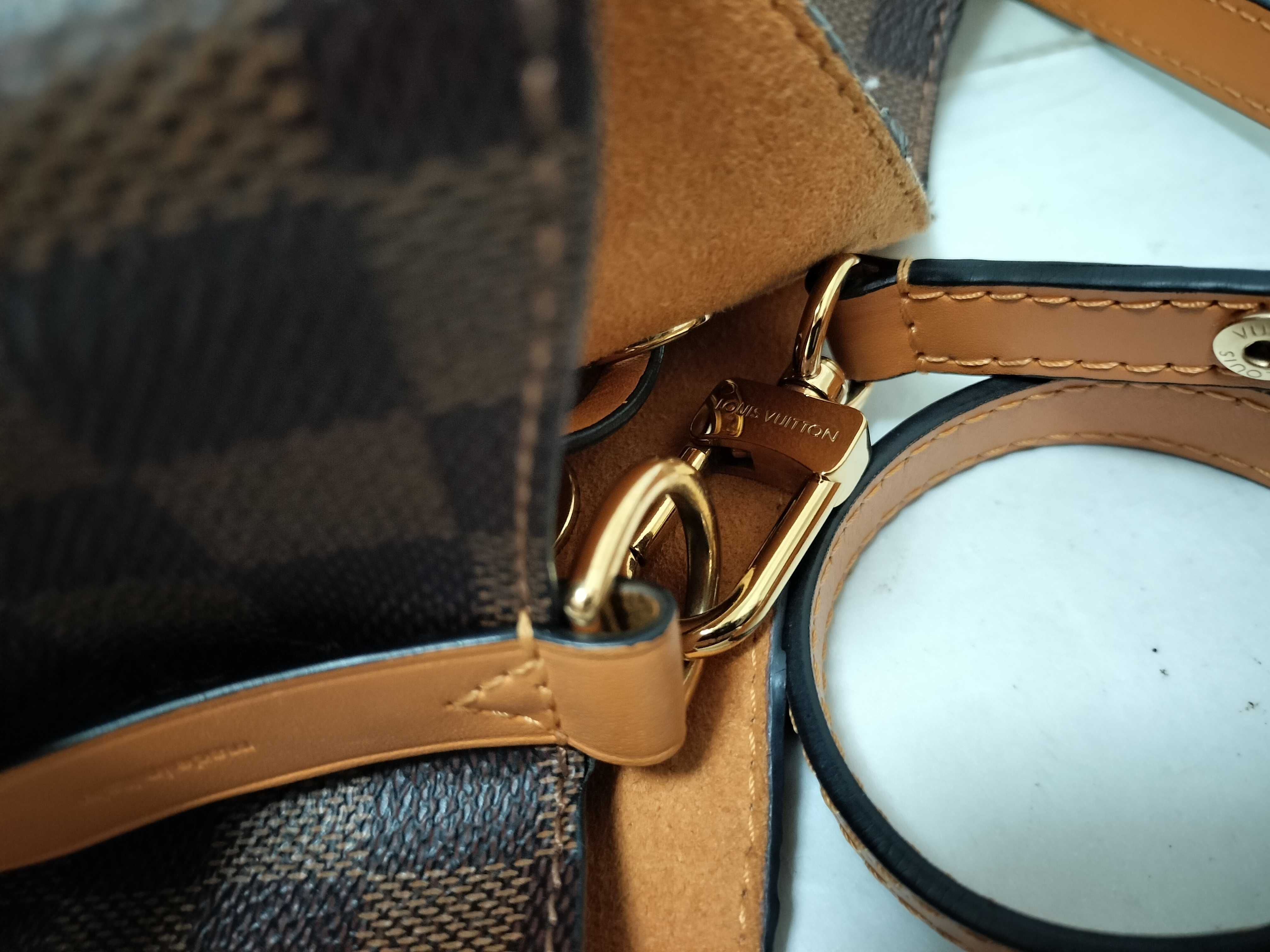 Damier Bucket Shoulder Bag — view 5