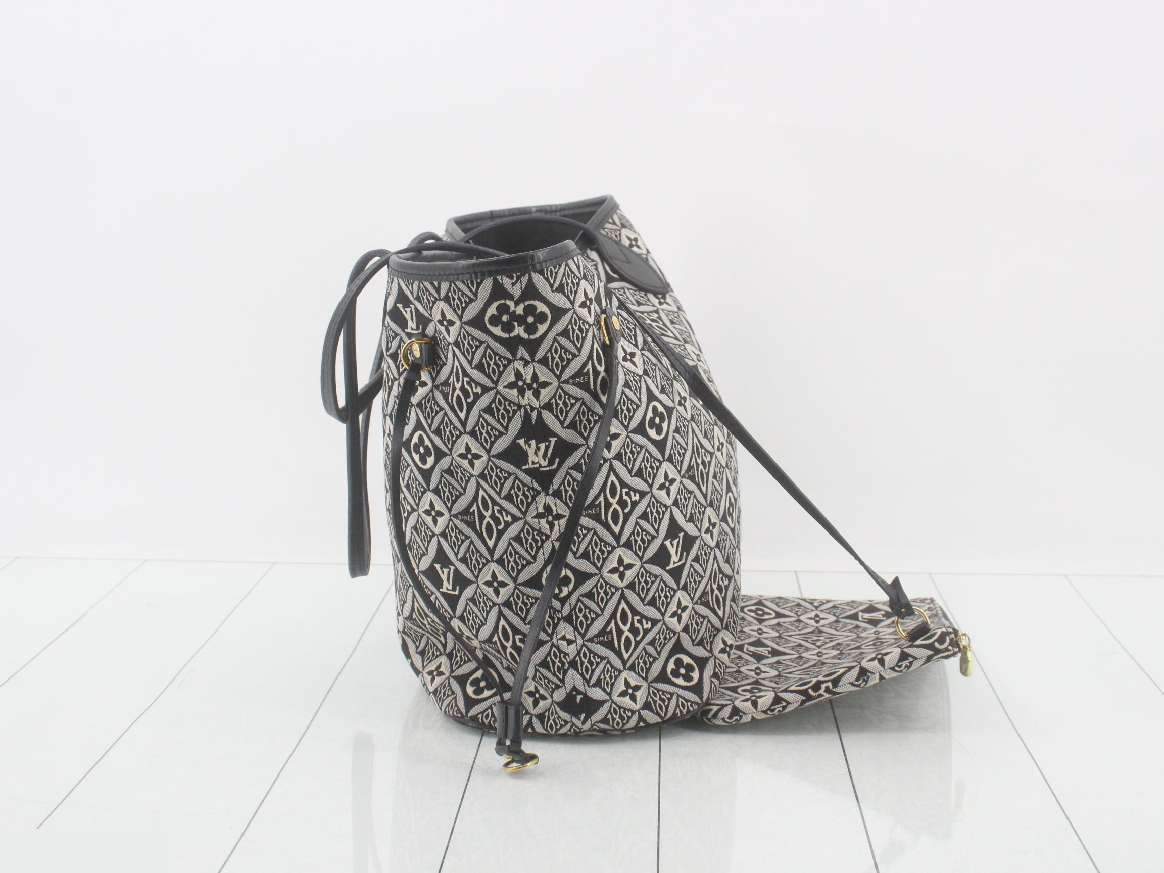 Monogram Jacquard Neverfull MM M57230 — view 4