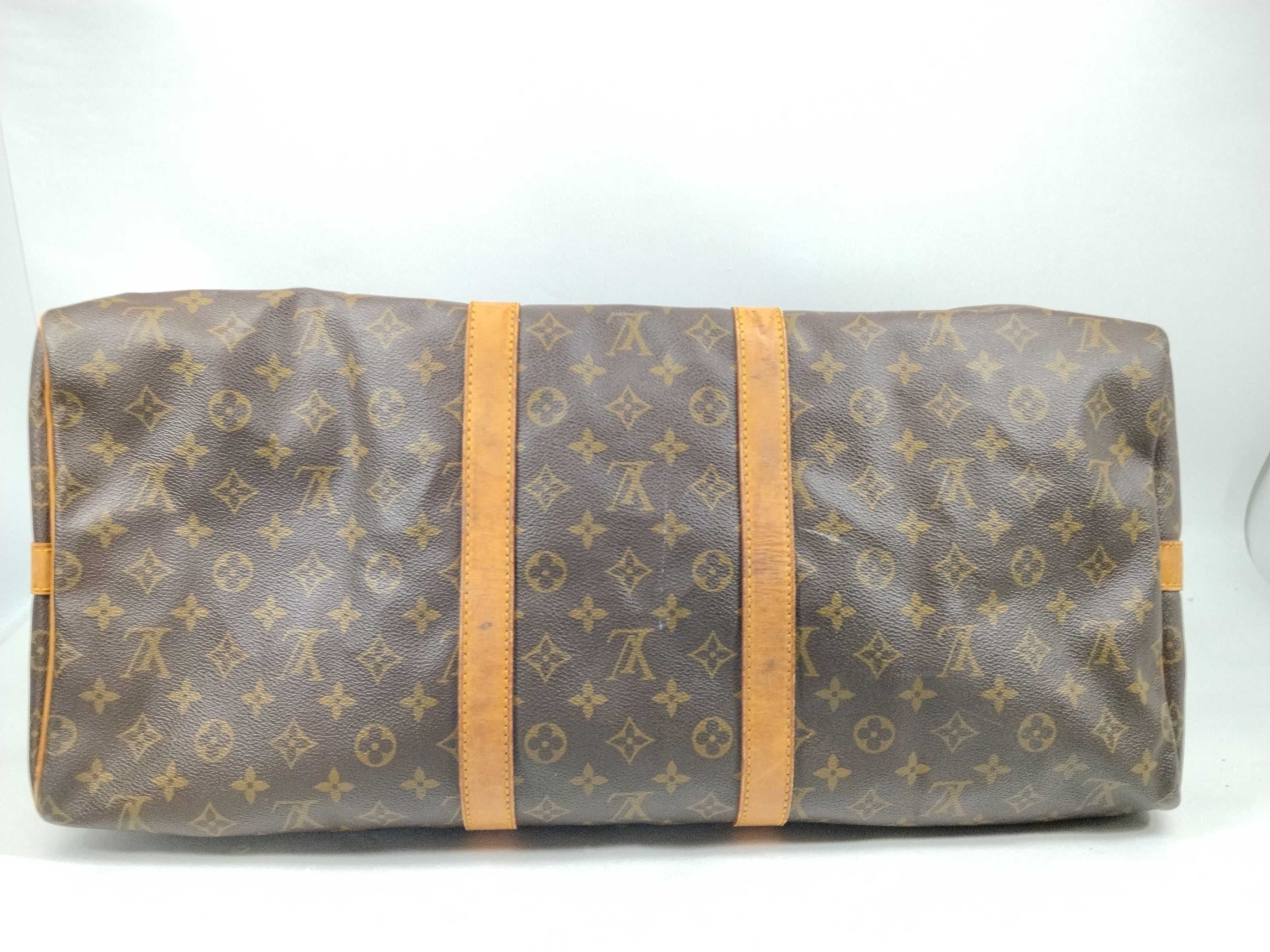 Monogram Keepall 55 Bandoulière Boston Bag — view 12