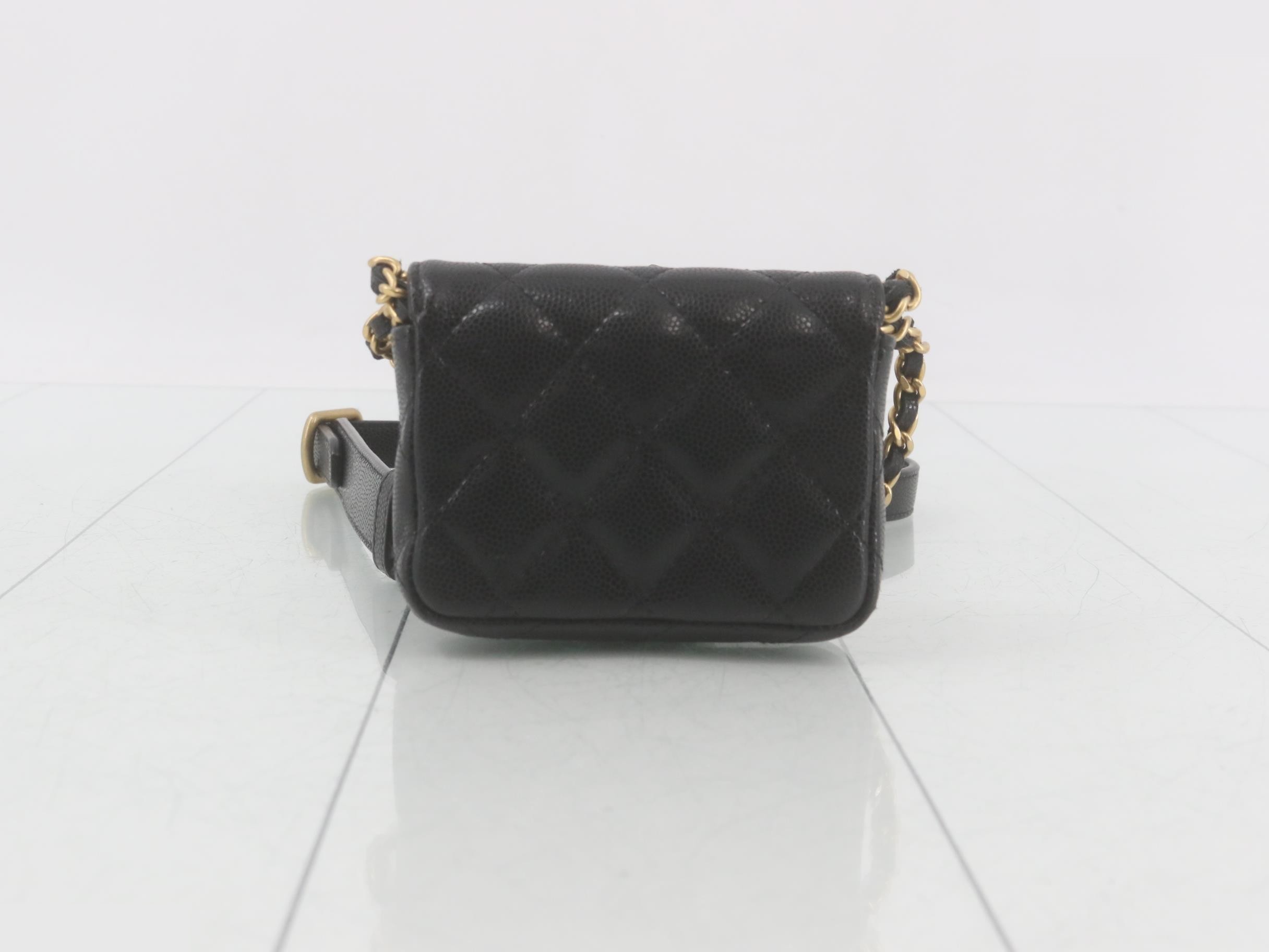 Matelassé Caviar Skin Chain Case — view 2