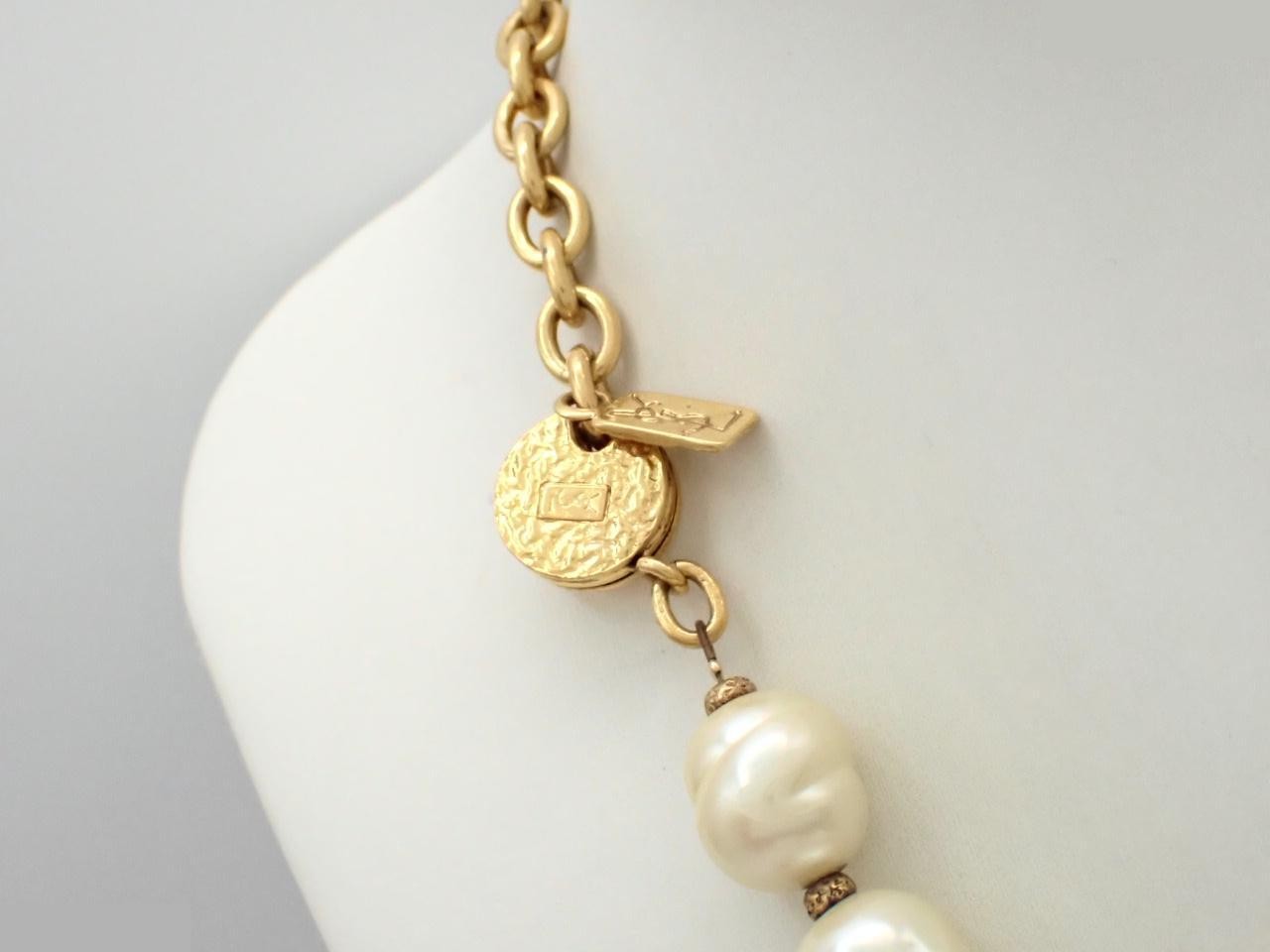 Y-line (precious metal) necklace pendant, chain approximately 50cm — view 2