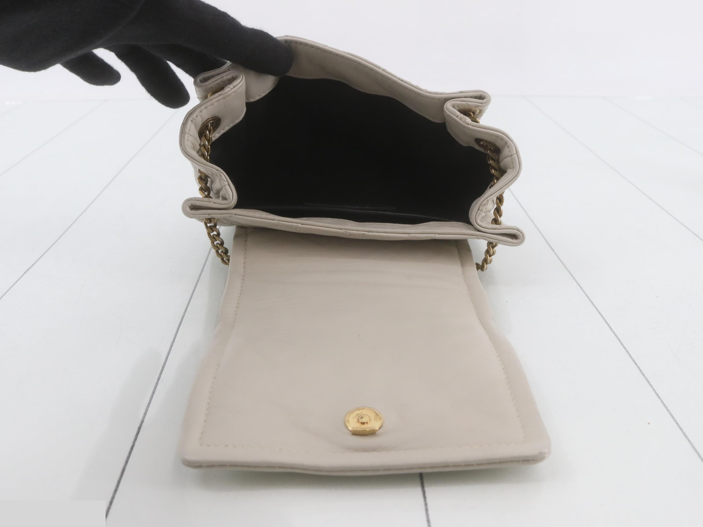 Nolita Mini Leather Chain Shoulder Bag — view 4
