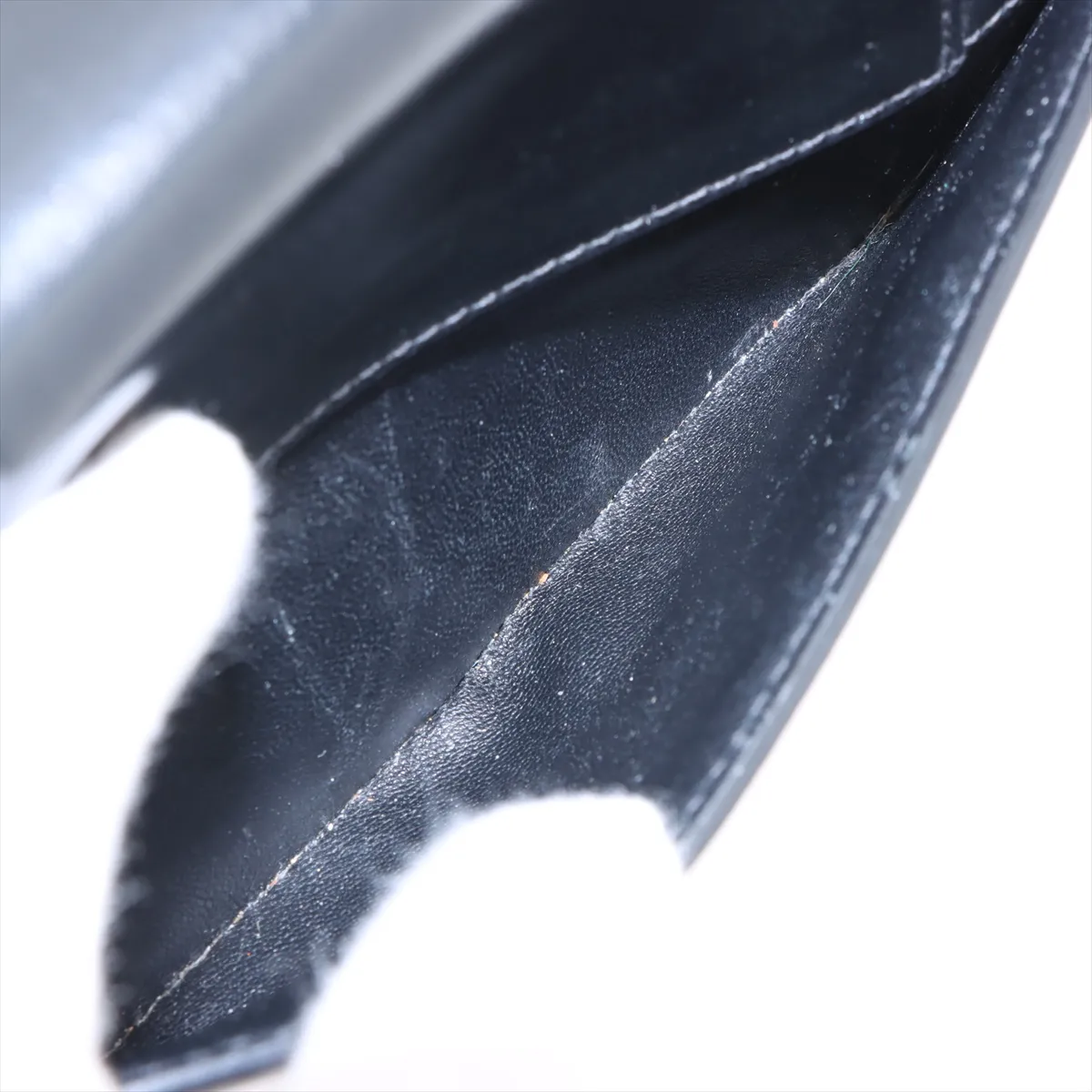 Hourglass Leather 2-Way Handbag, Black 593546 — view 10