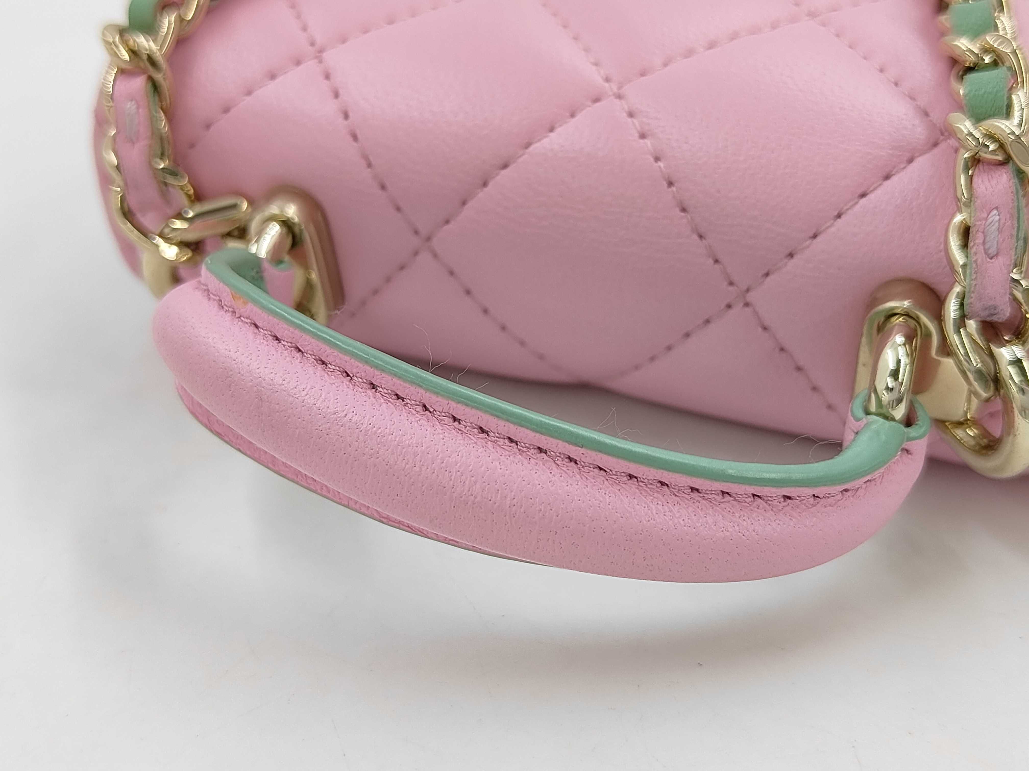 Matelassé Chain Shoulder Bag — view 3