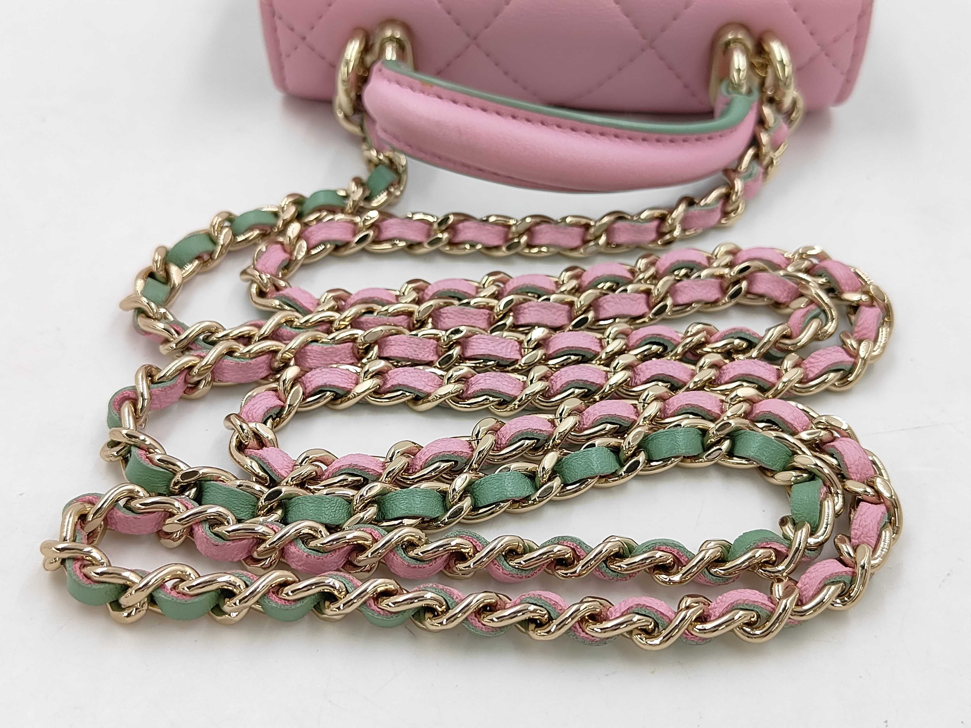 Matelassé Chain Shoulder Bag — view 5