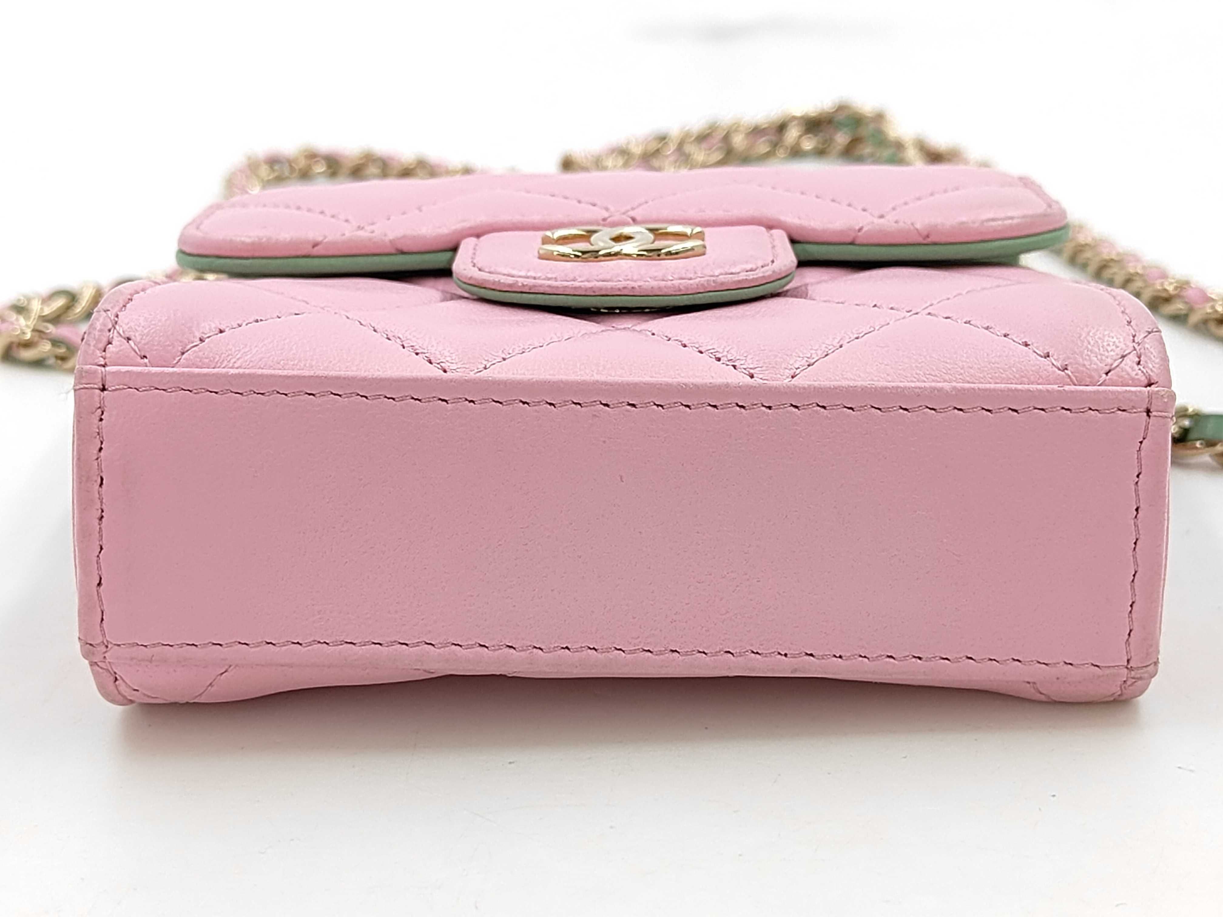 Matelassé Chain Shoulder Bag — view 8