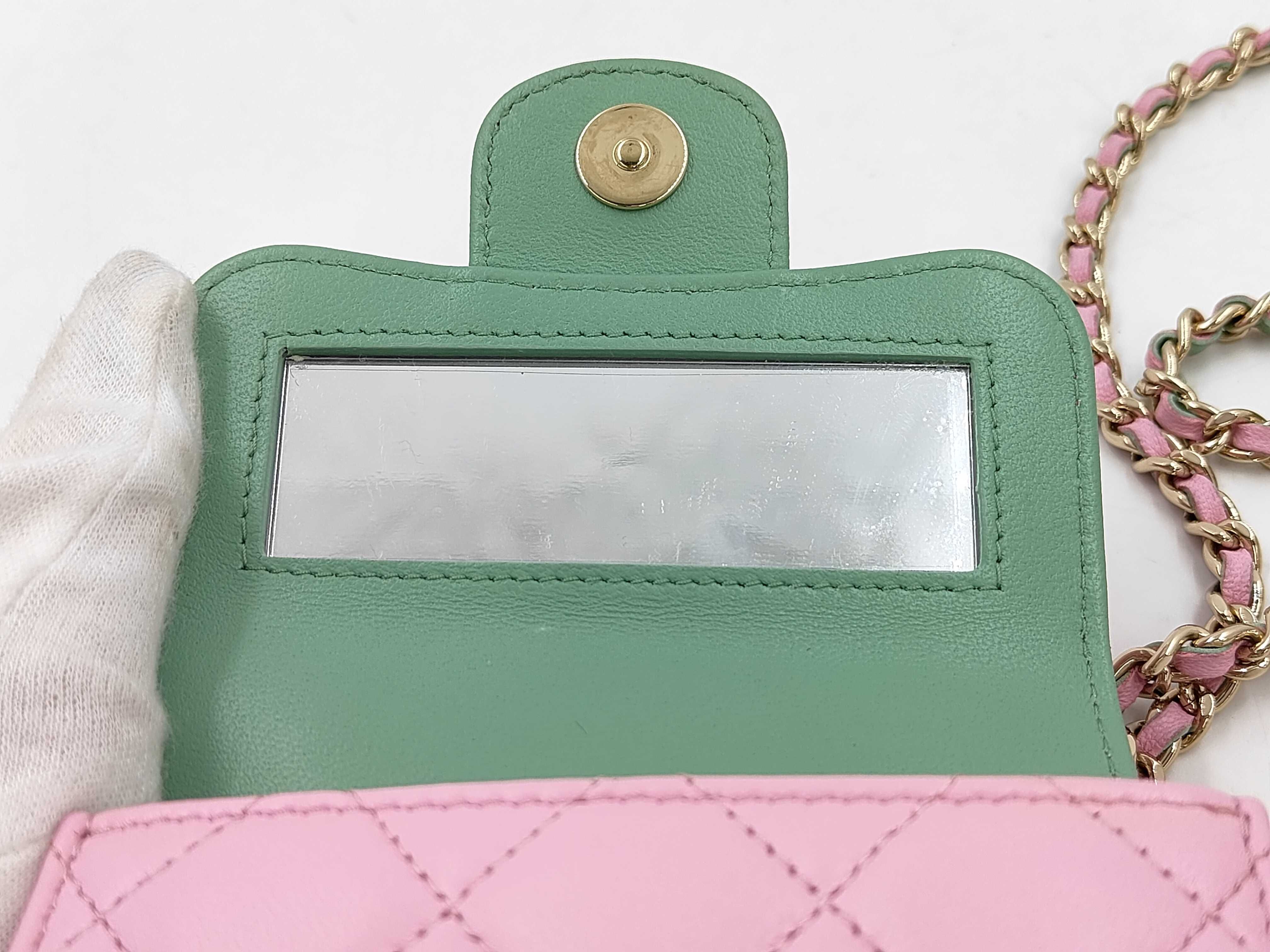Matelassé Chain Shoulder Bag — view 9