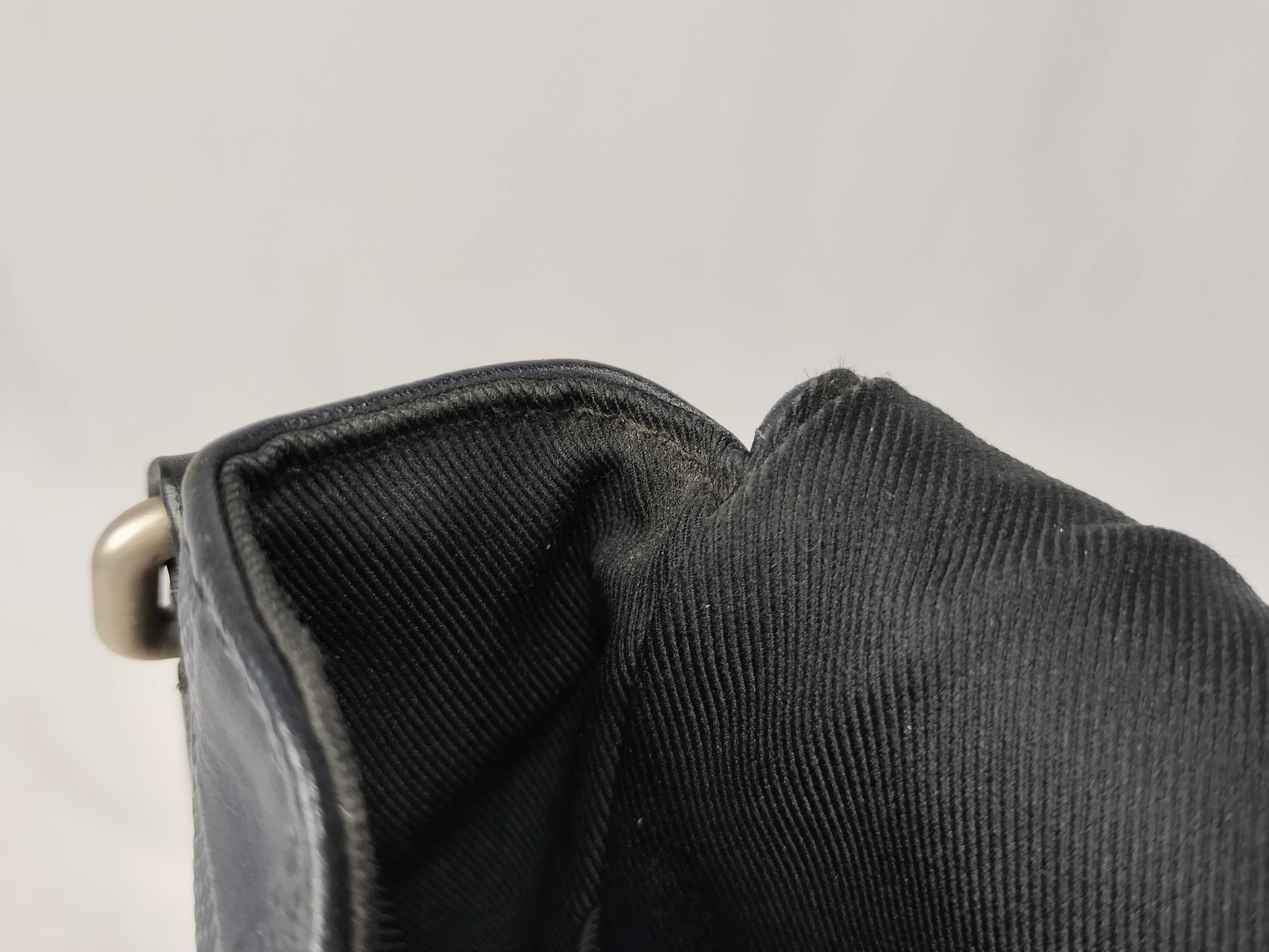 Damier Infini District PM Shoulder Bag, Black Damier Infini Leather, N41033 — view 9