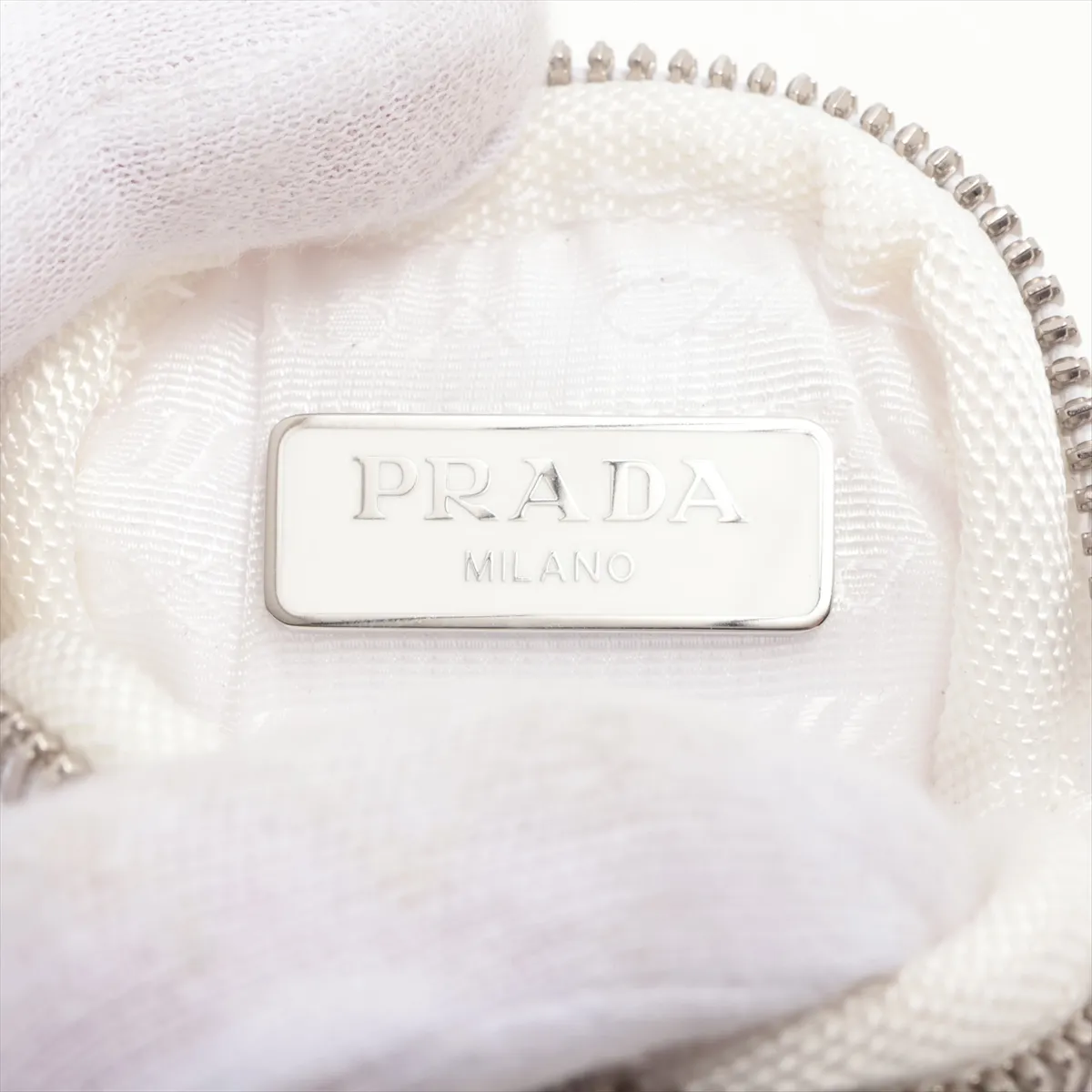 nylon pouch white — view 4