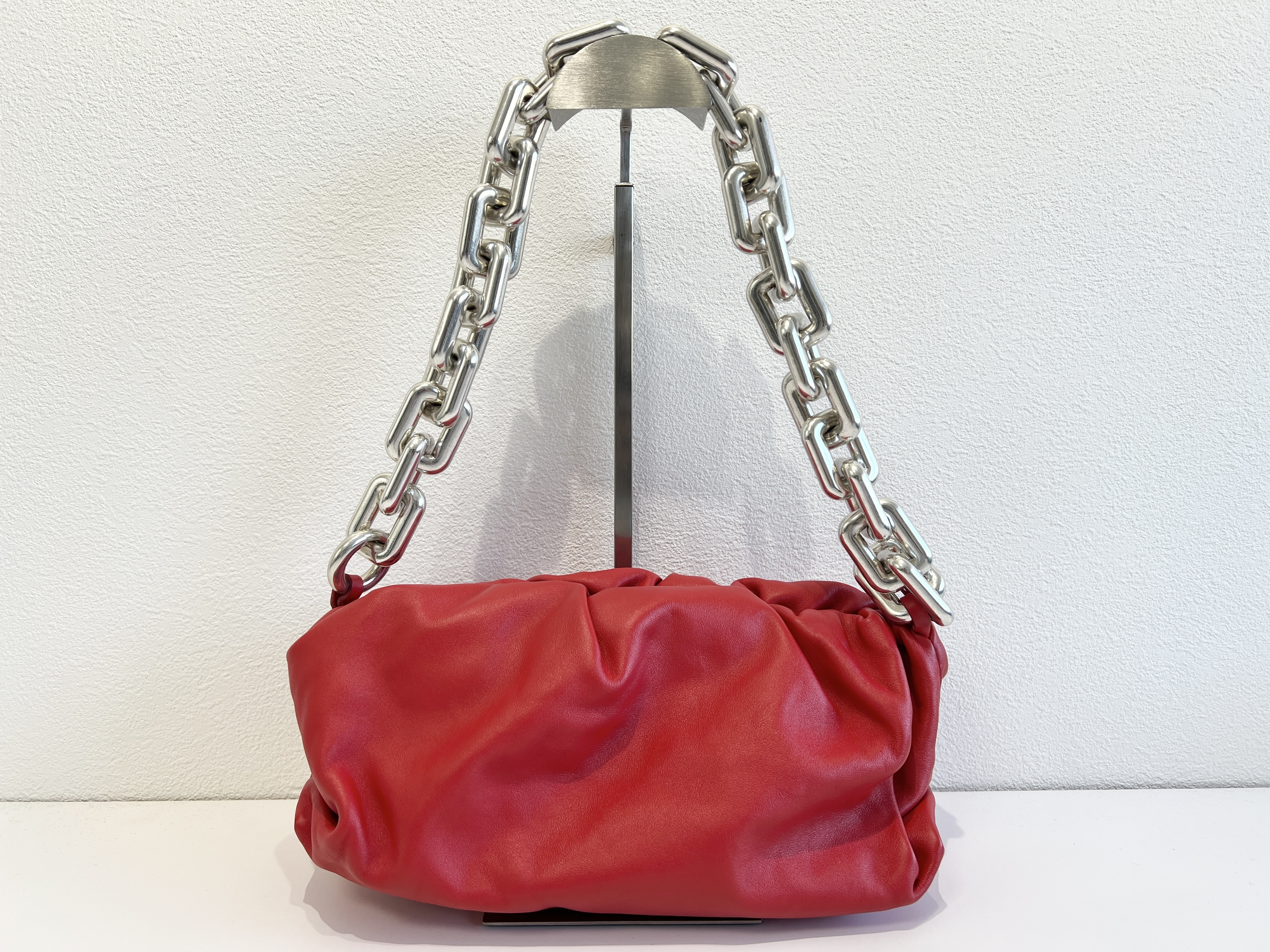 Pouch Leather Chain One Shoulder Bag — view 3