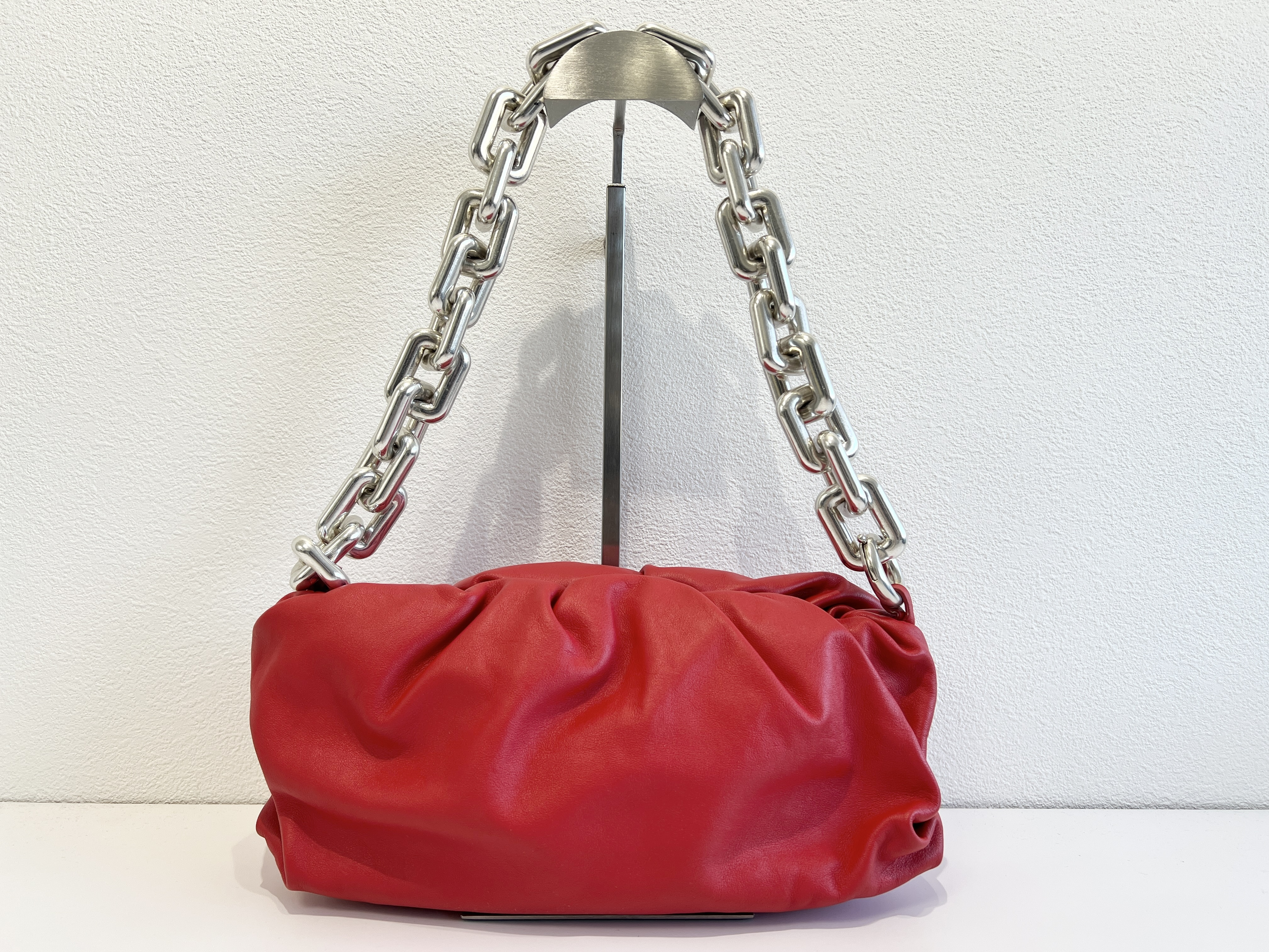 Pouch Leather Chain One Shoulder Bag — view 4