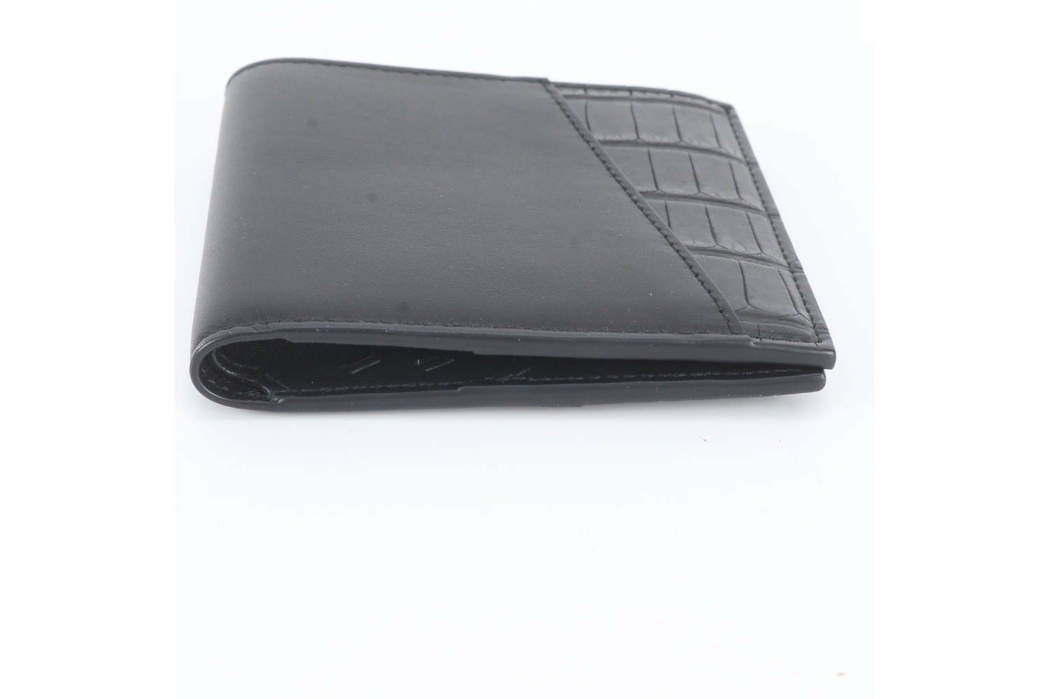 Crocodile leather bi-fold wallet — view 5