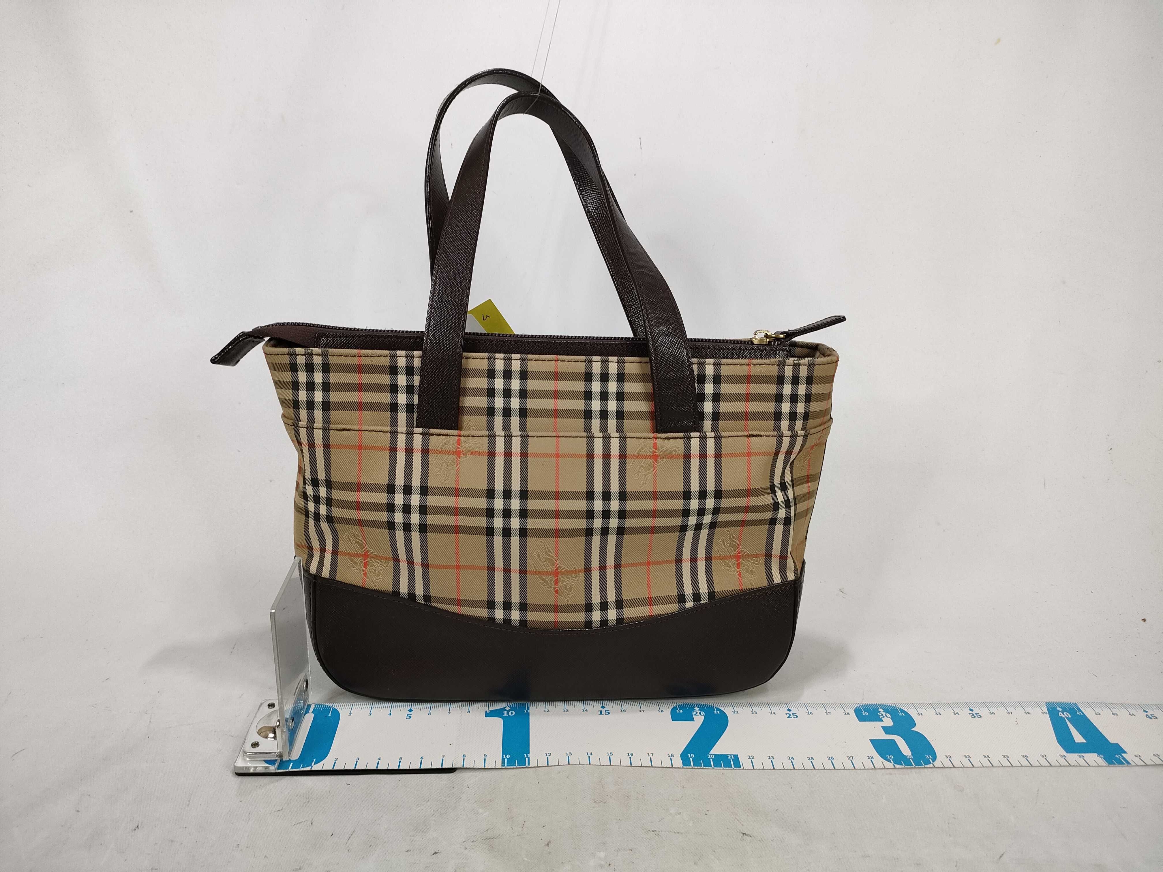 Nova Check Leather Handbag — view 2