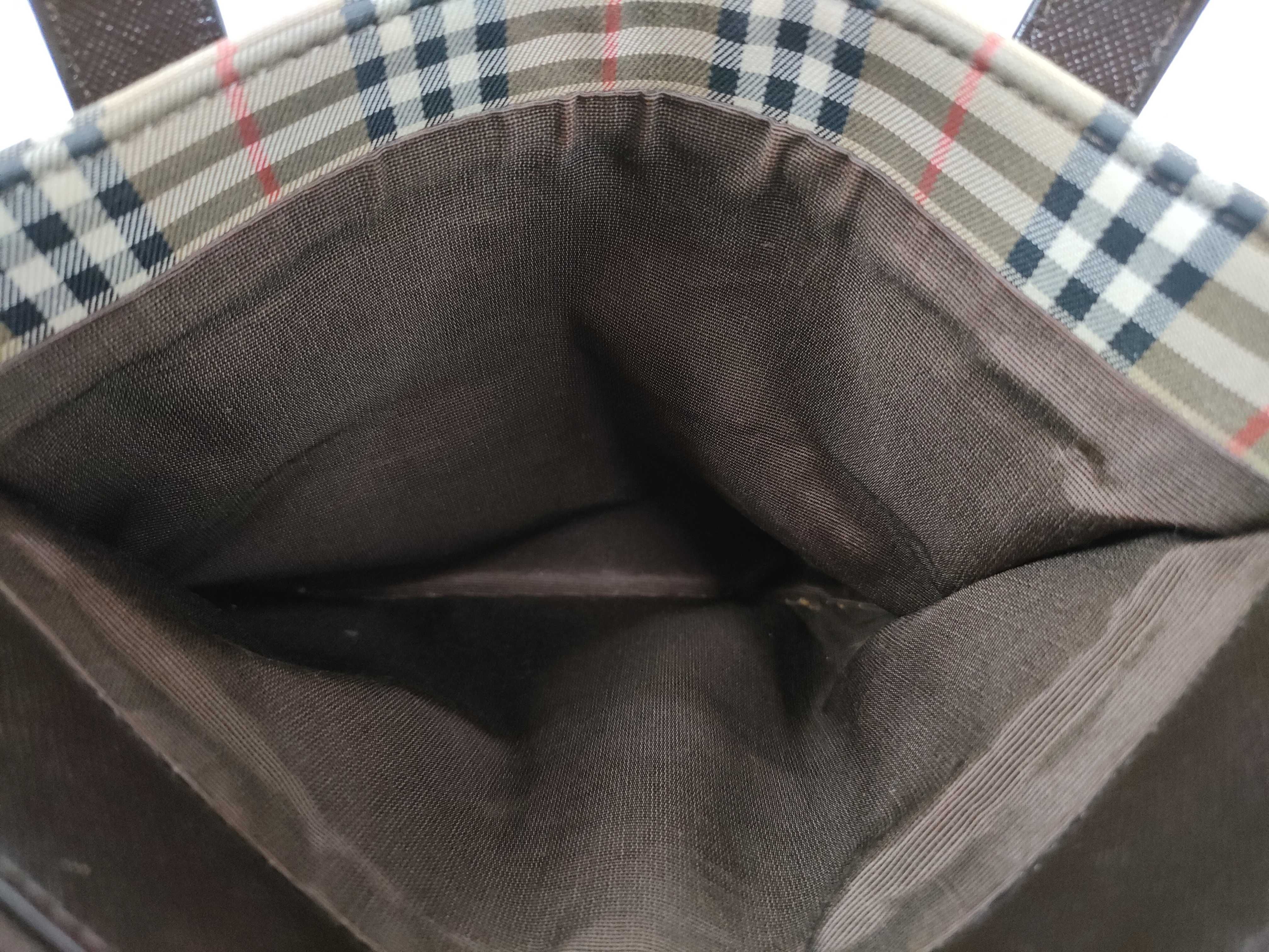 Nova Check Leather Handbag — view 13