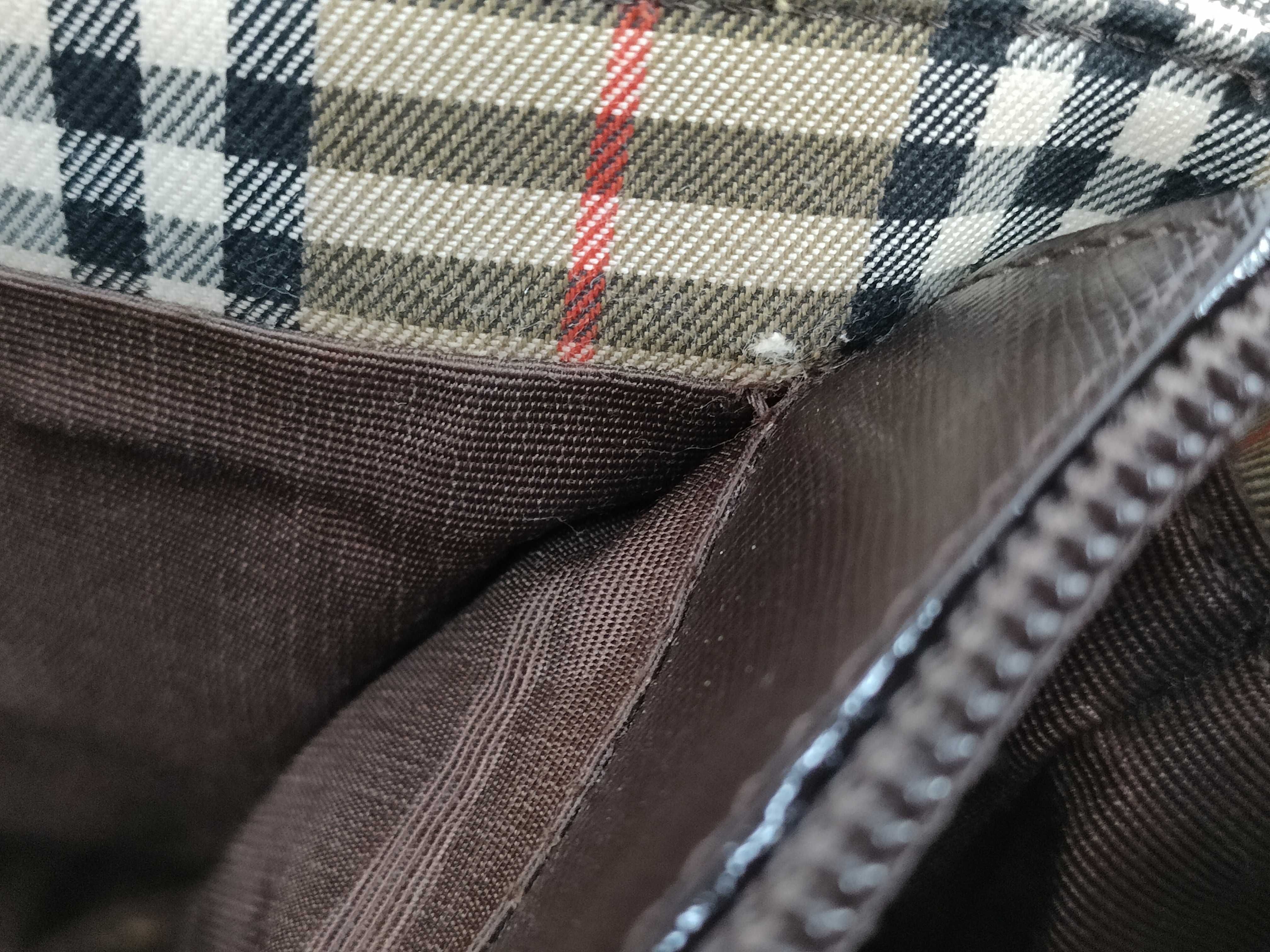 Nova Check Leather Handbag — view 14