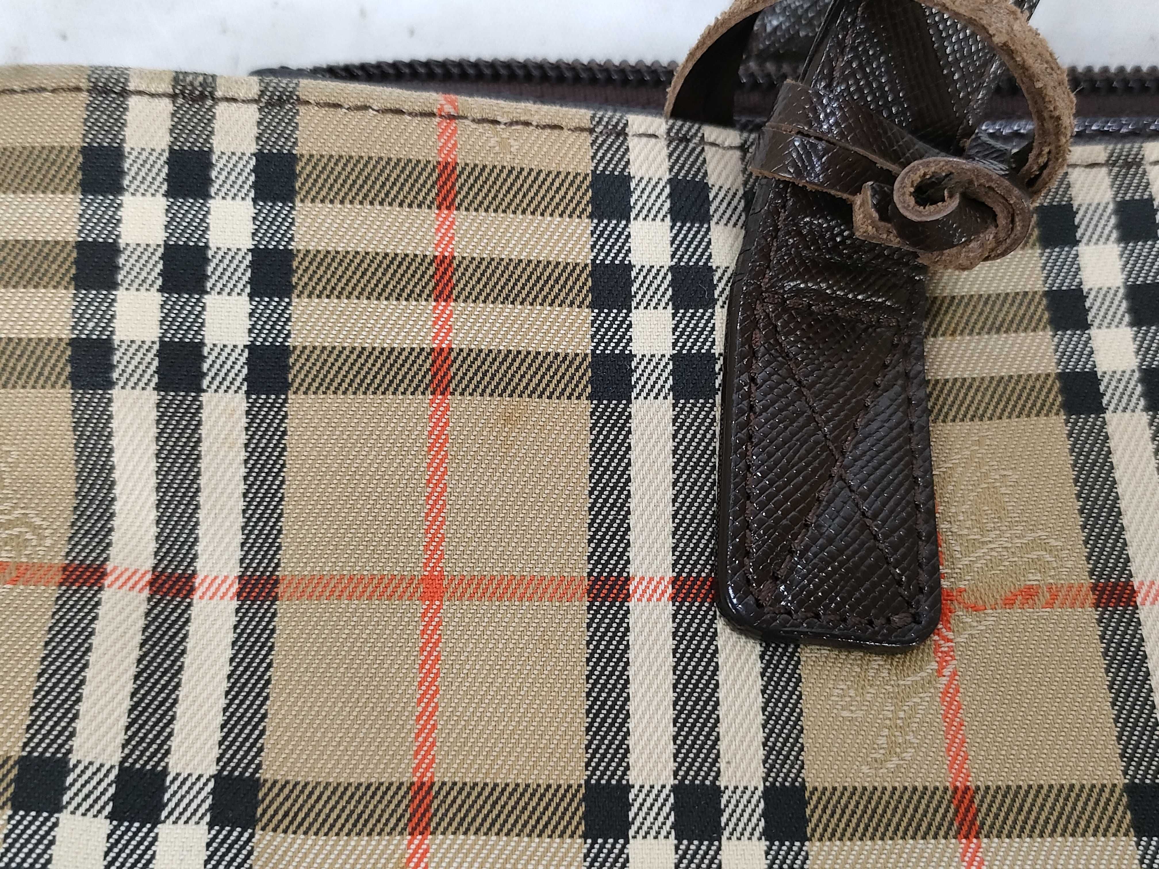 Nova Check Leather Handbag — view 15
