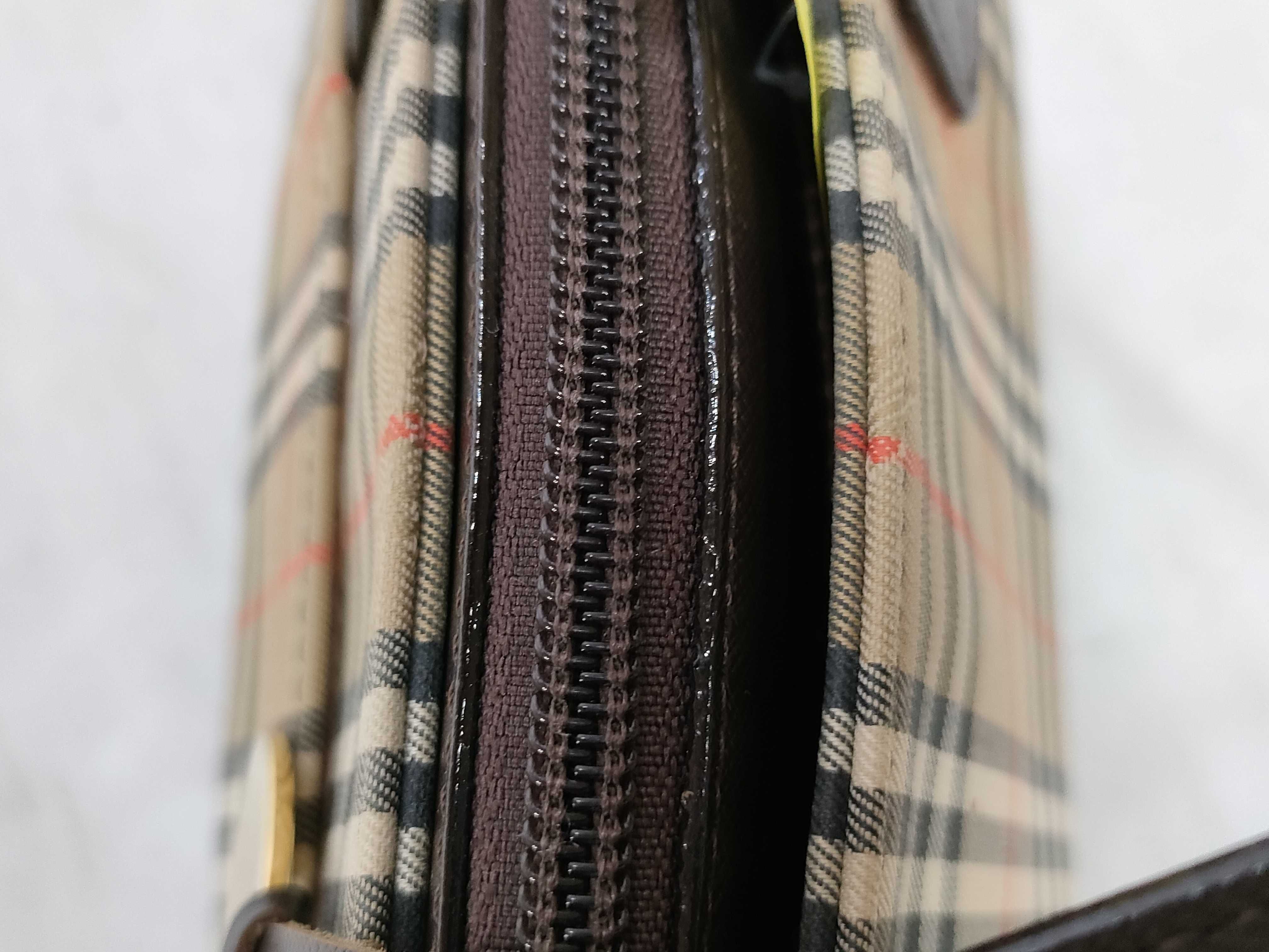 Nova Check Leather Handbag — view 6