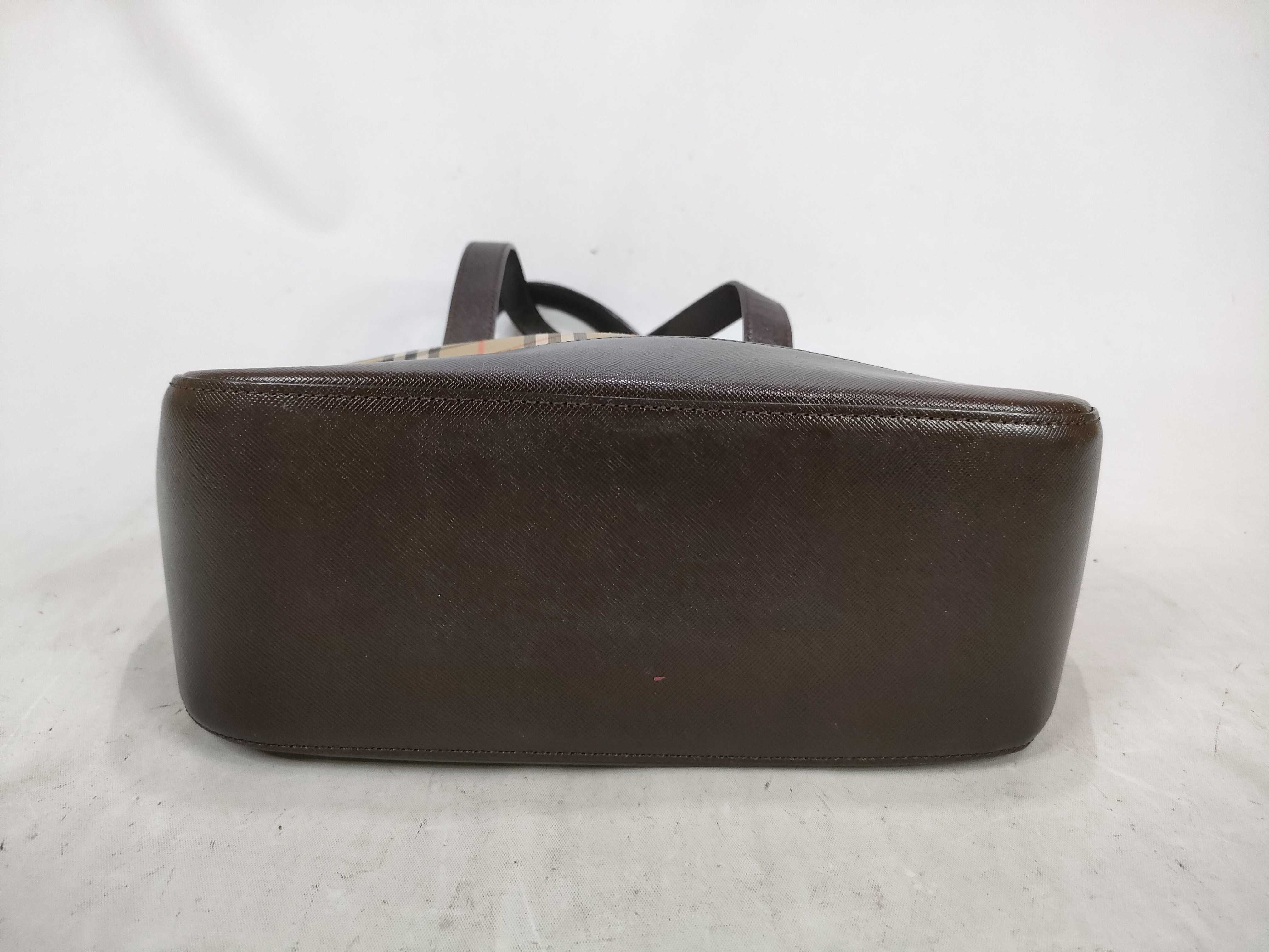 Nova Check Leather Handbag — view 8