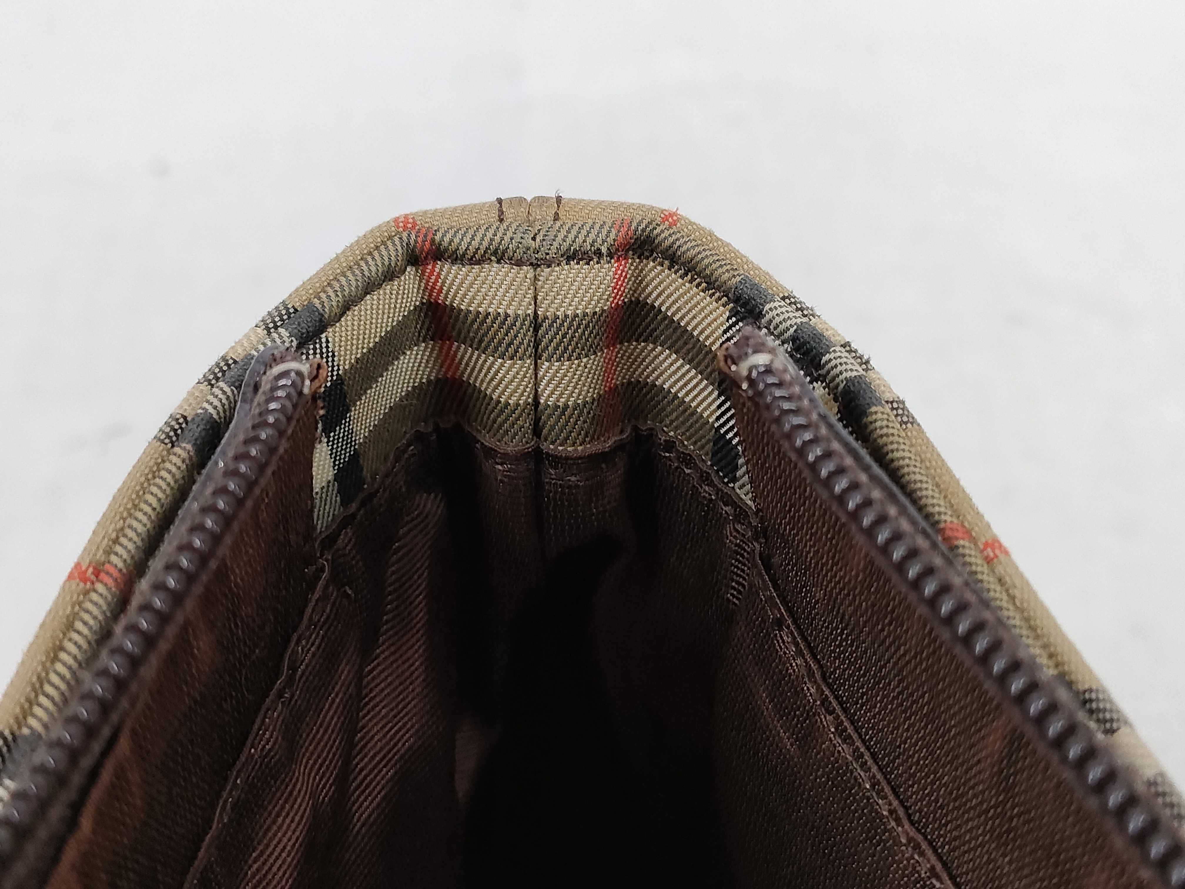 Nova Check Leather Handbag — view 9