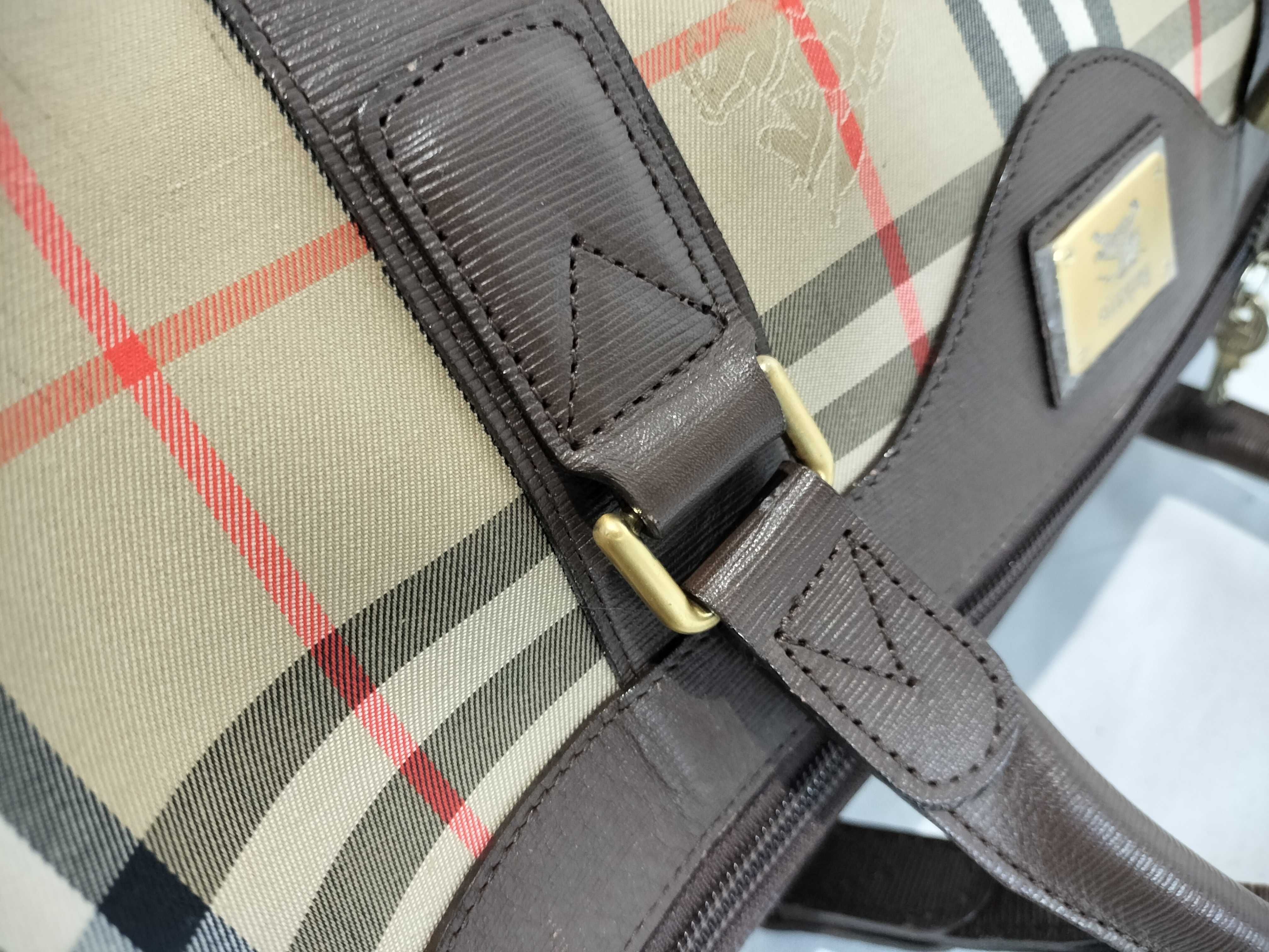 Nova Check Pattern Boston Bag — view 6