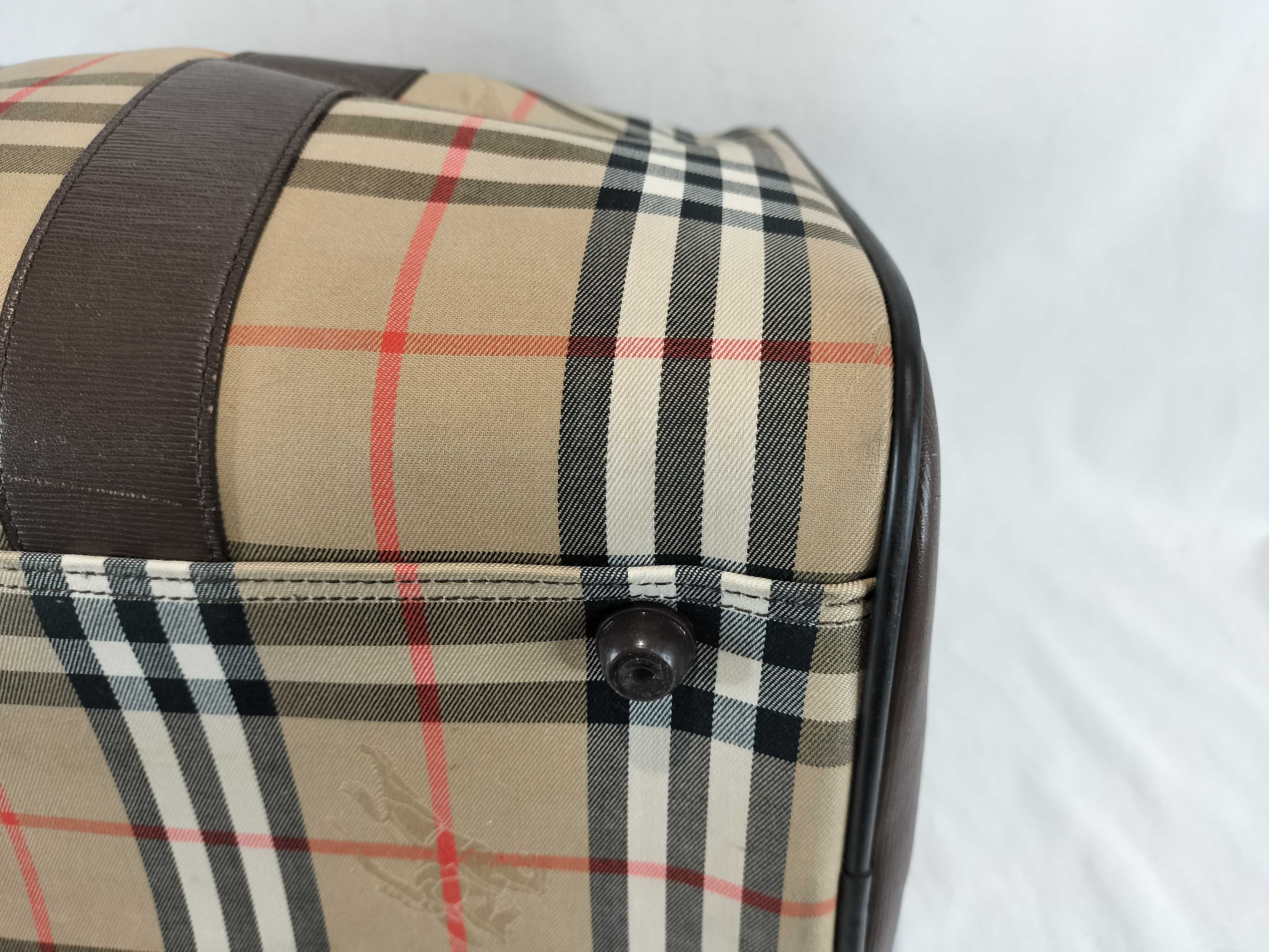 Nova Check Pattern Boston Bag — view 7