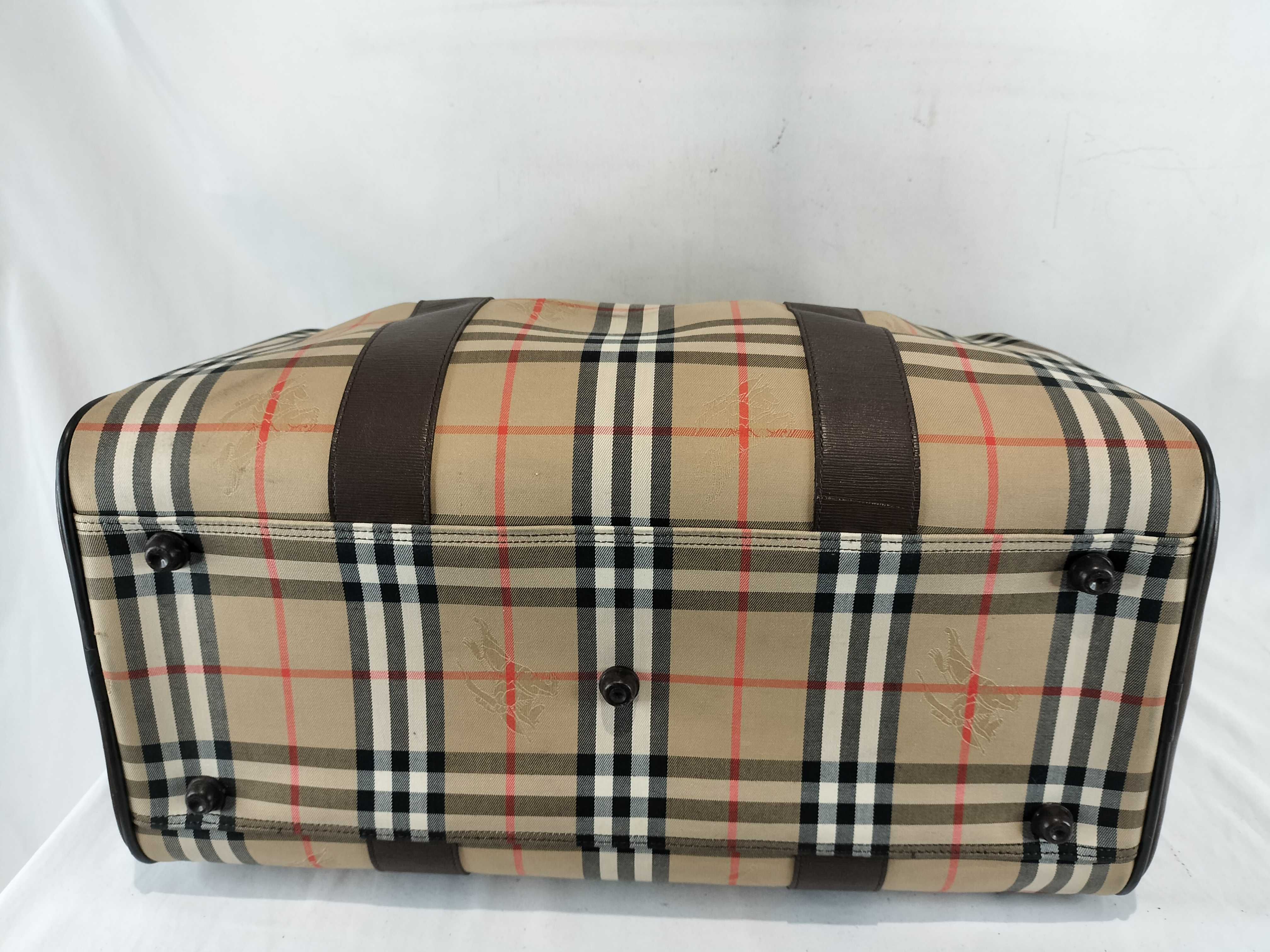 Nova Check Pattern Boston Bag — view 8
