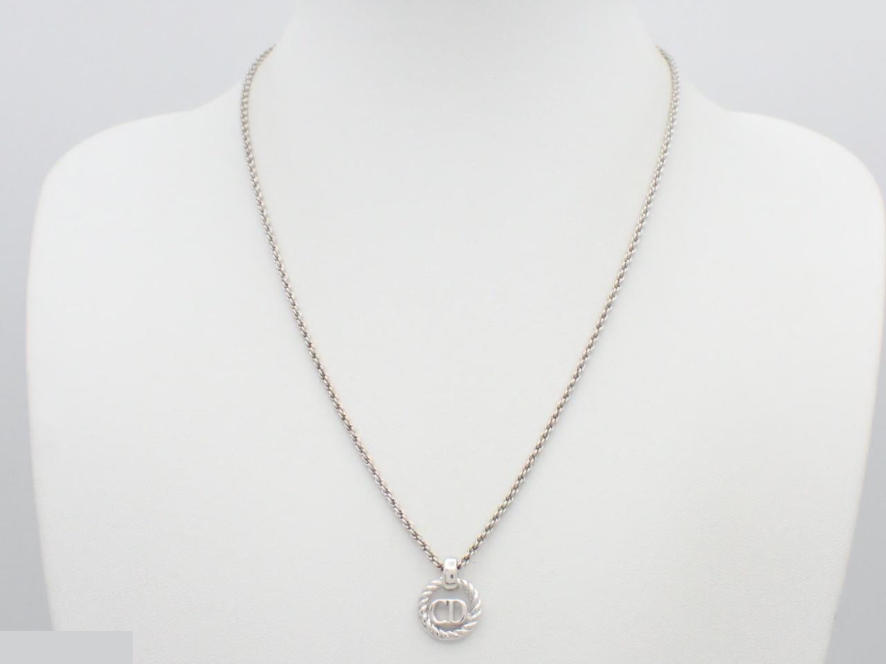 Silver necklace, neck circumference approximately 46 cm — view 3