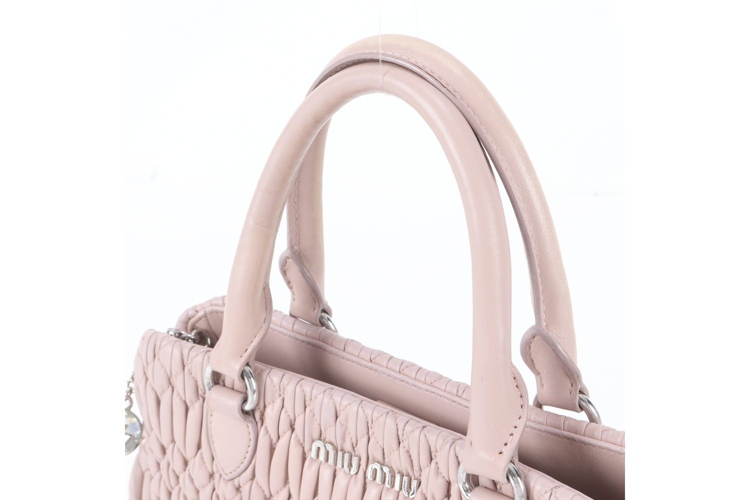 Matelassé Nappa Crystal Leather 2-Way Tote Bag — view 2