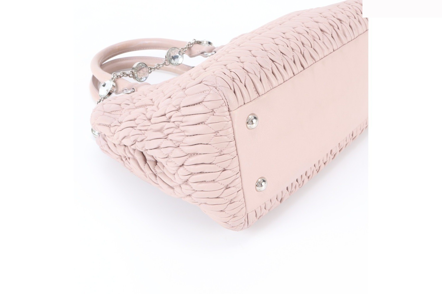 Matelassé Nappa Crystal Leather 2-Way Tote Bag — view 5