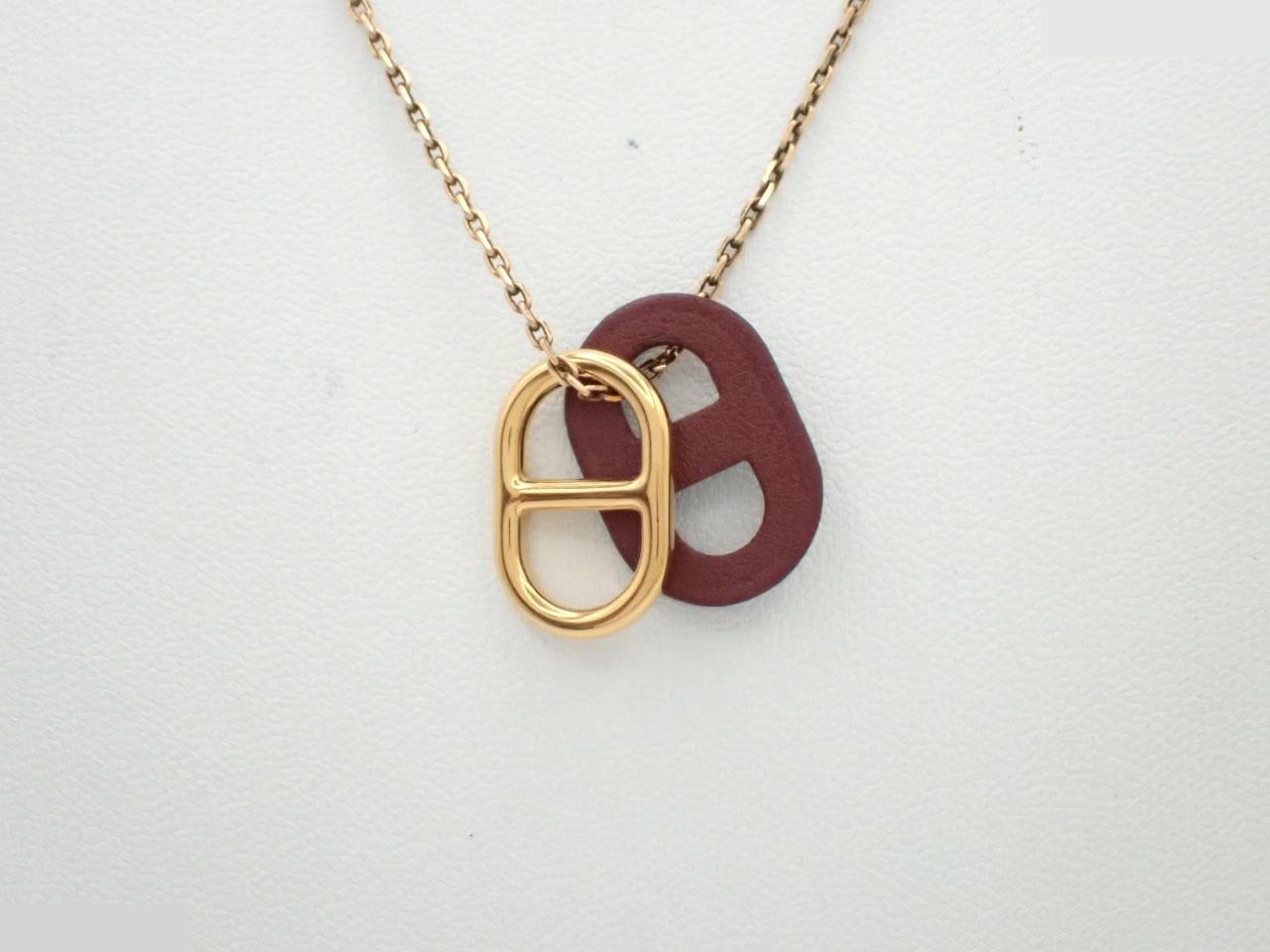 Necklace, "Chaine d'Ancre" design, chain approximately 48cm.