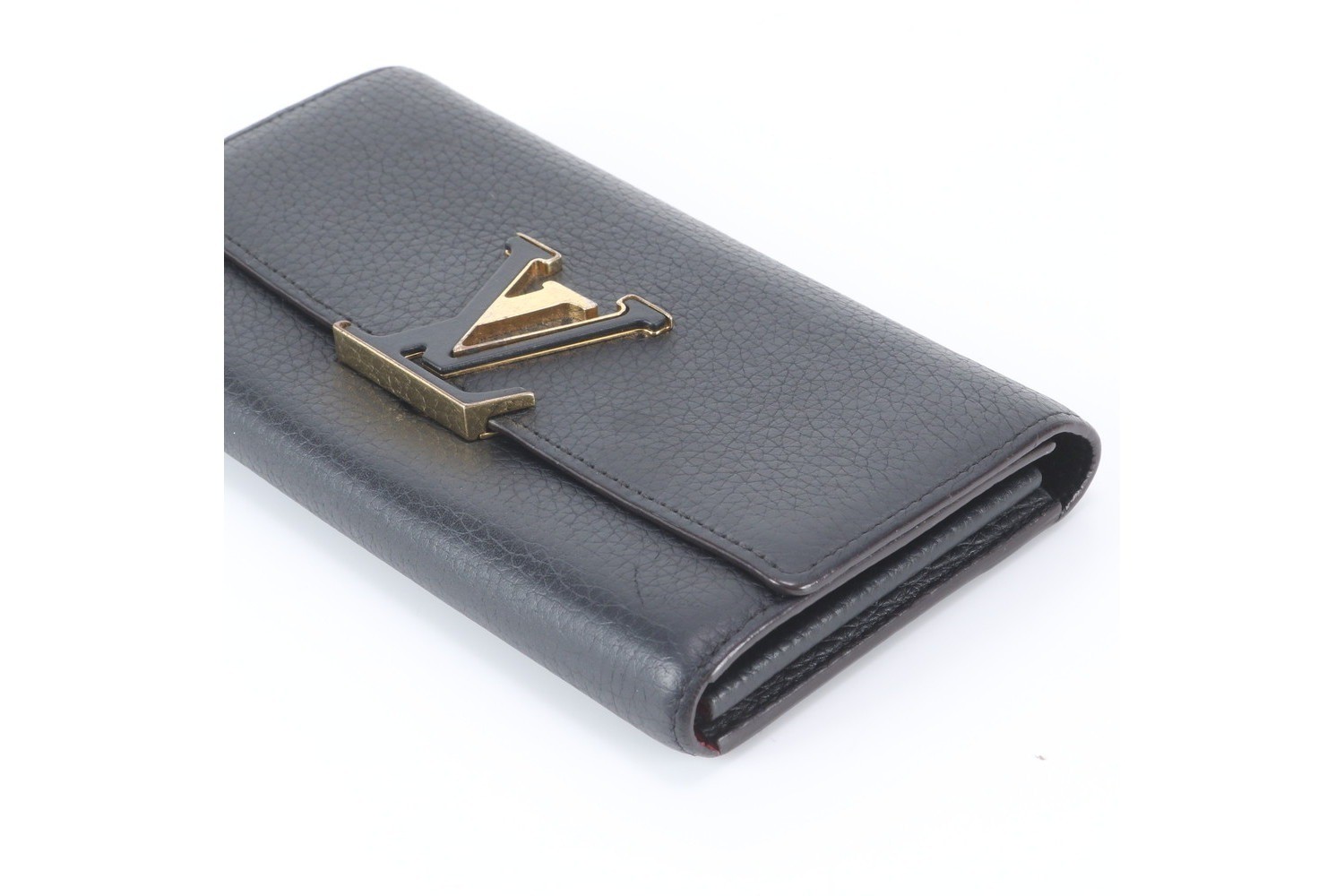 Portefeuille Capucines Taurillon M61248 Leather Long Wallet — view 3